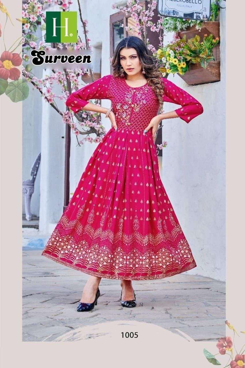 HIRWA SURVEEN VOL.2 Kurti Wholesale catalog