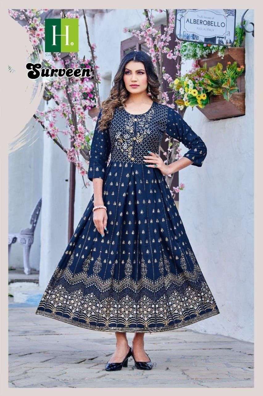 HIRWA SURVEEN VOL.2 Kurti Wholesale catalog