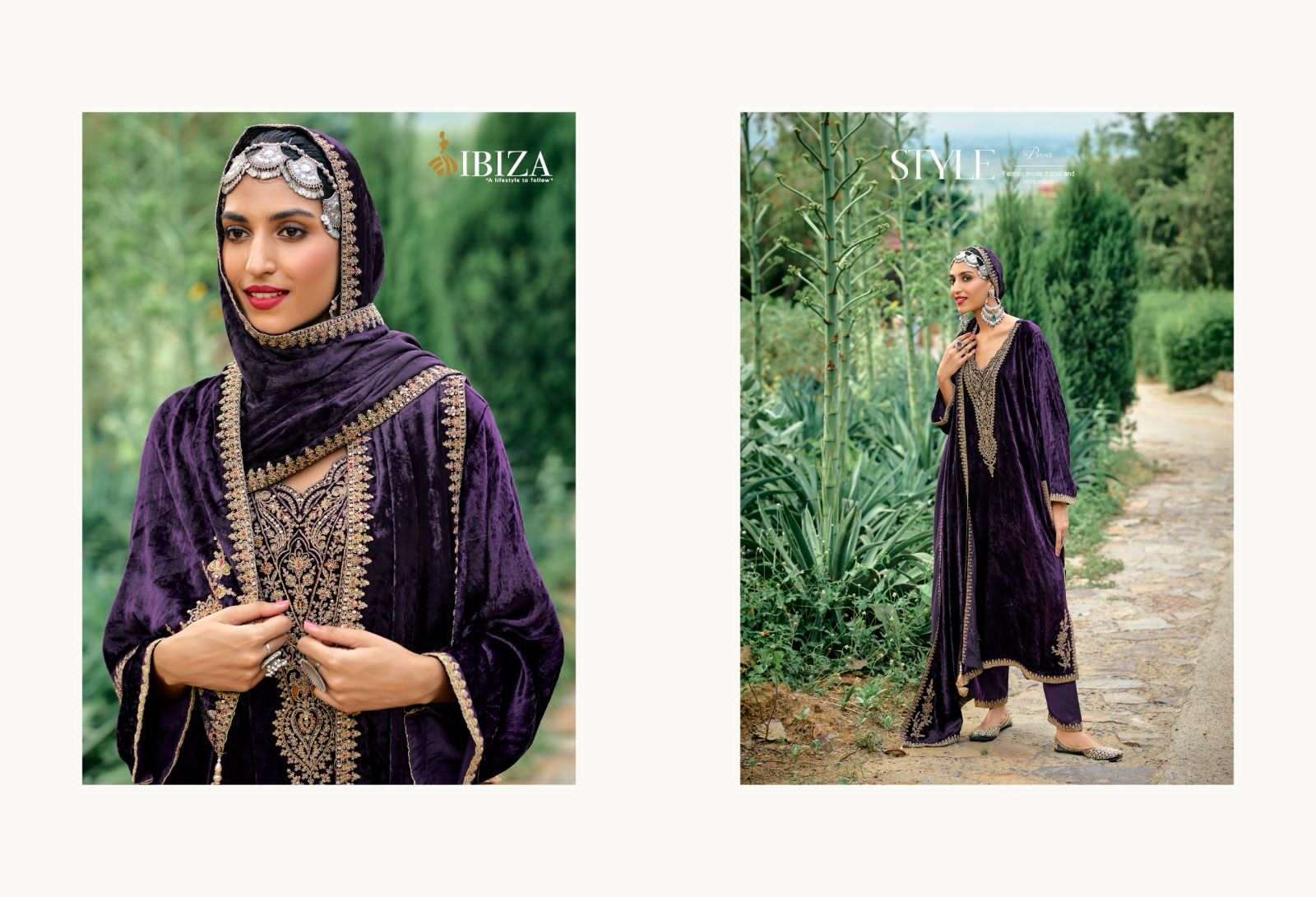 Ibiza Pherans Vol 2 Pashmina Dress Material Wholesale catalog