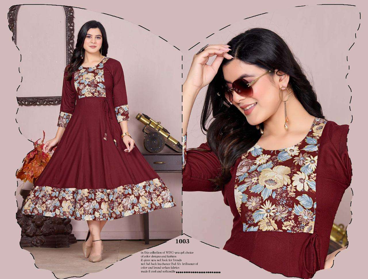JLF GET GLOSSY V1 Kurti Wholesale catalog