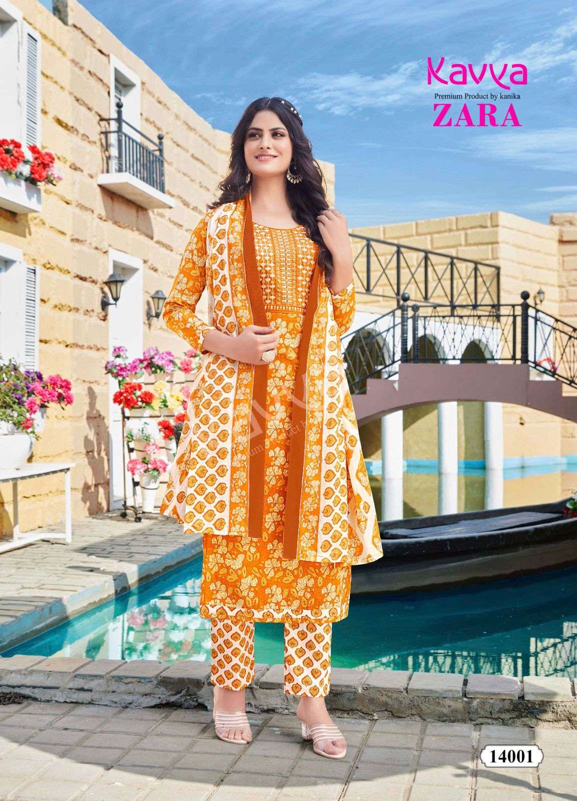 KAVYA ZARA VOL 14 Kurti Wholesale catalog