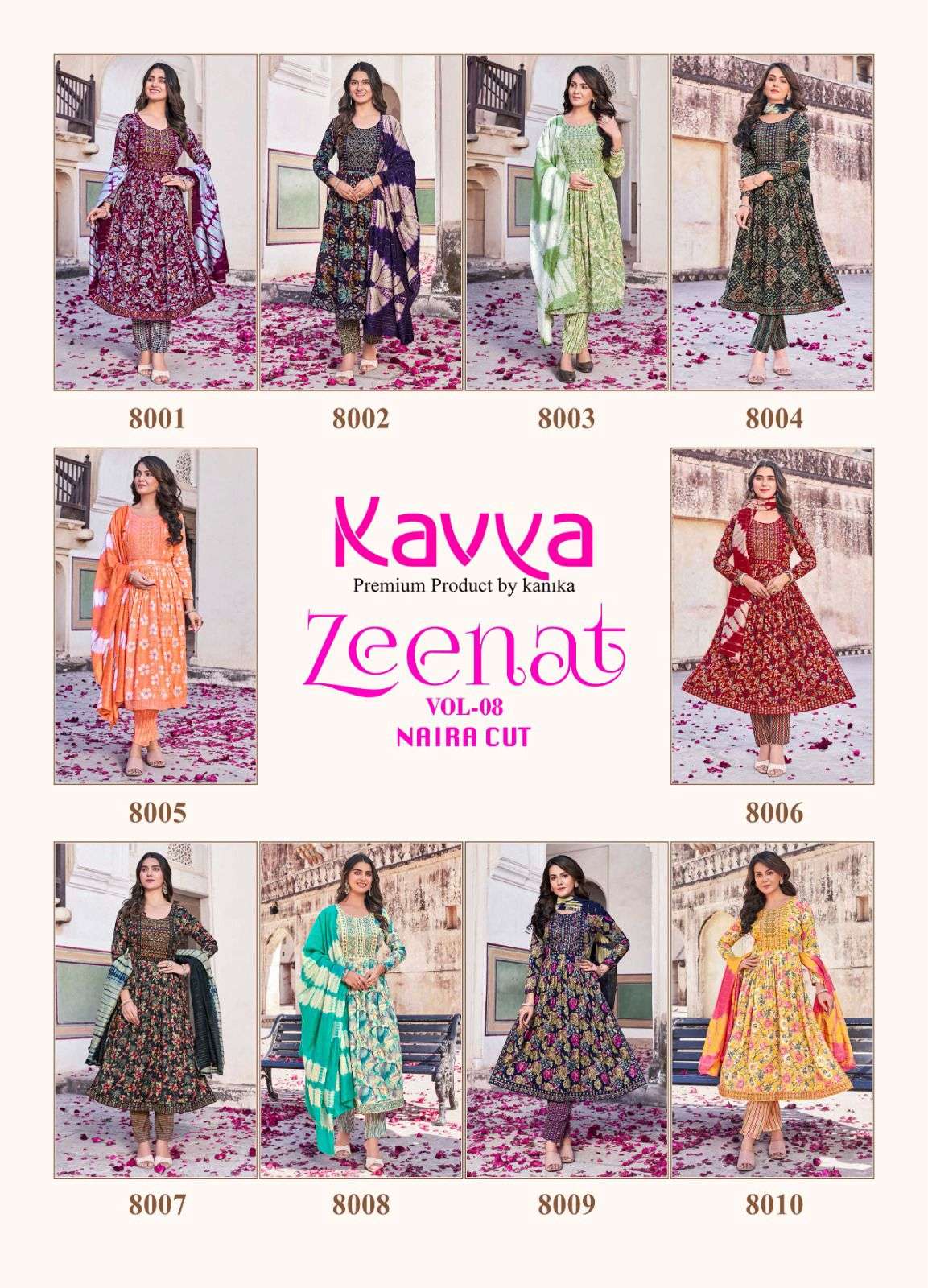 KAVYA ZEENAT VOL 8 Kurti Wholesale catalog