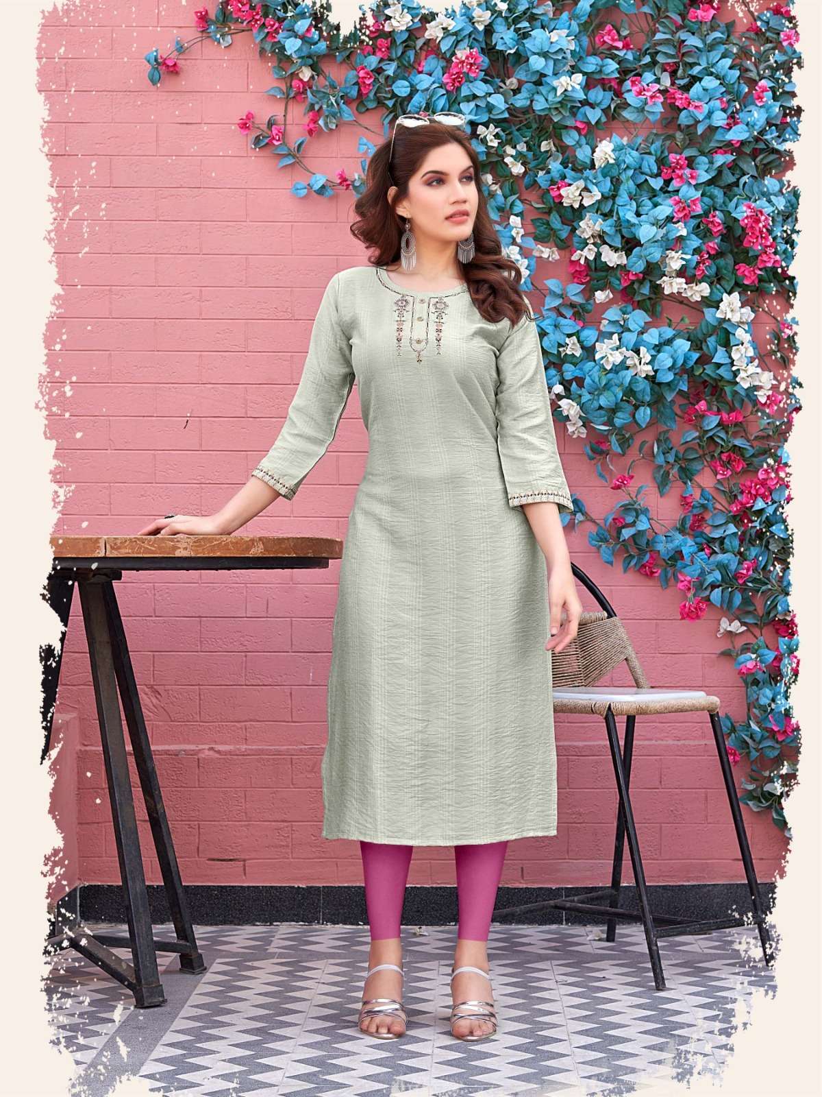 Khushboo Viscose Rayon Kurti Wholesale catalog