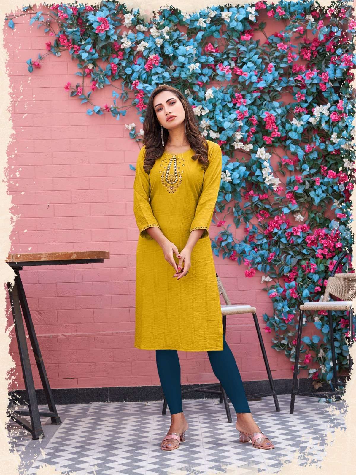 Khushboo Viscose Rayon Kurti Wholesale catalog