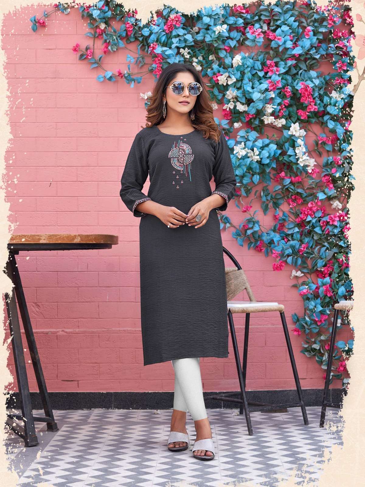 Khushboo Viscose Rayon Kurti Wholesale catalog