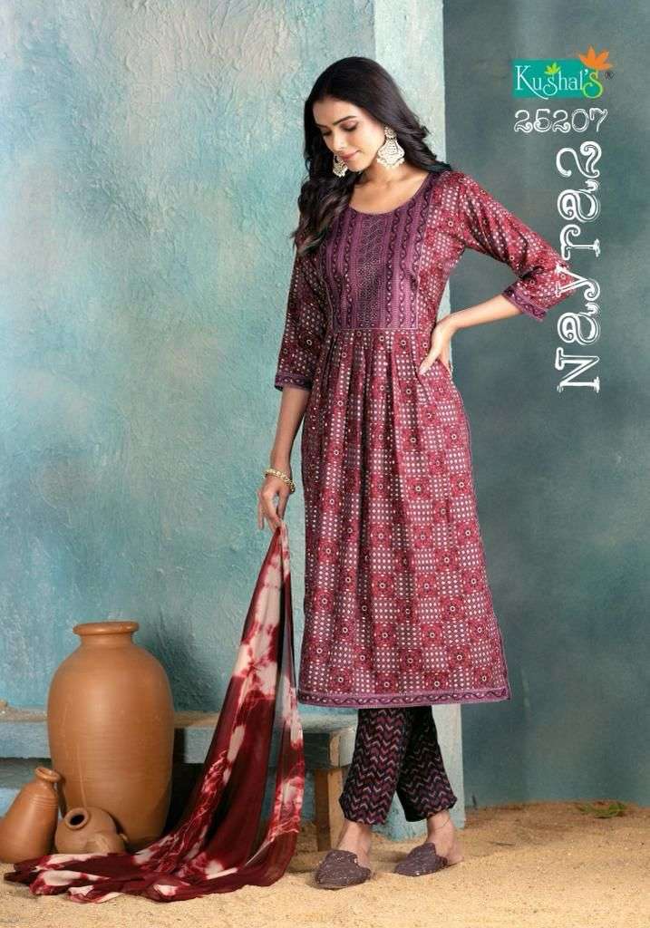 KUSHAL NAYRA- 2 Kurti Wholesale catalog