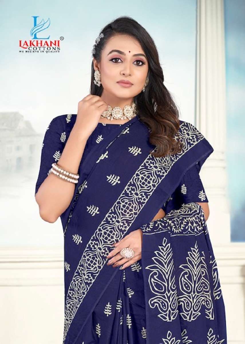Lakhani Candy Cotton Saree -Wholesale Catalog