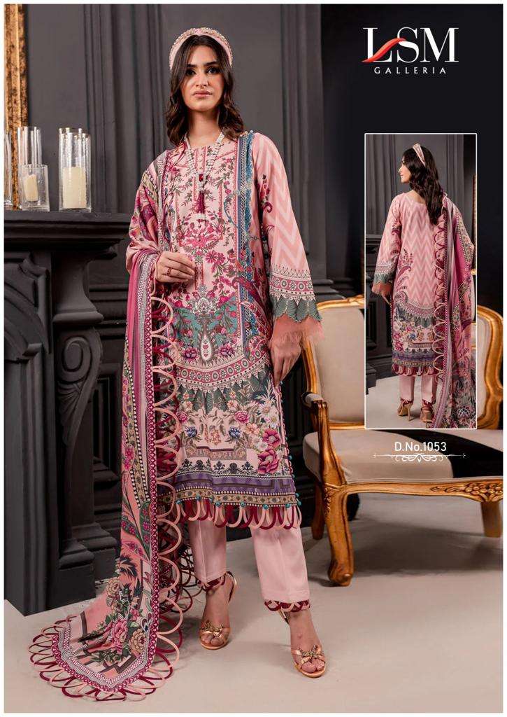 Lsm Parian Dream Vol 6 Heavy Luxury Lawn Salwar Kameez Wholesale catalog