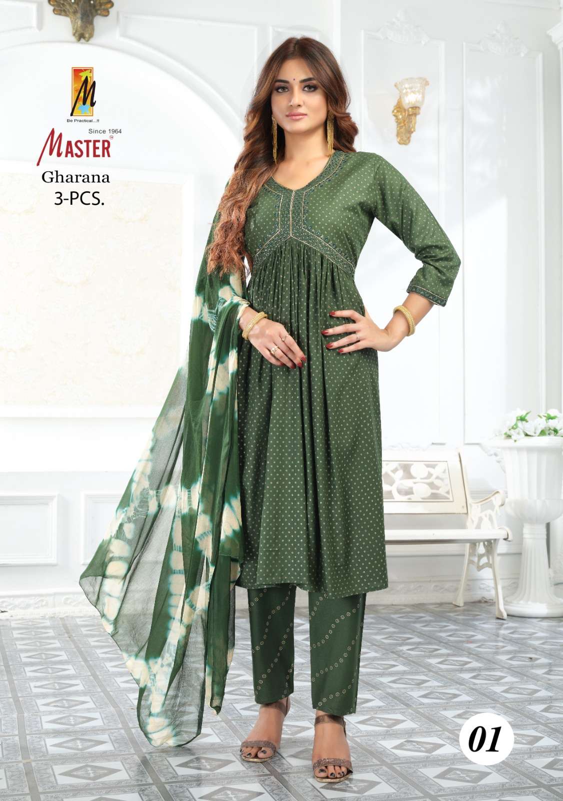 MASTER GHARANA AALIYA Cut Kurtis catalog
