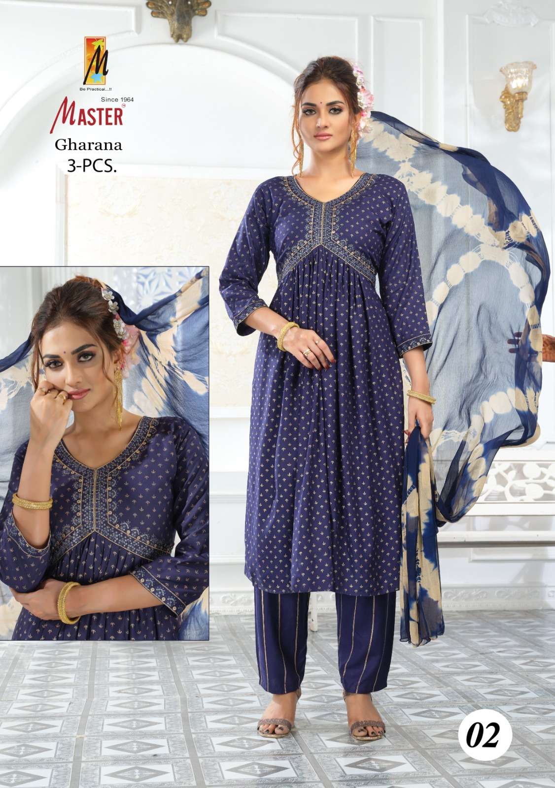 MASTER GHARANA AALIYA Cut Kurtis catalog