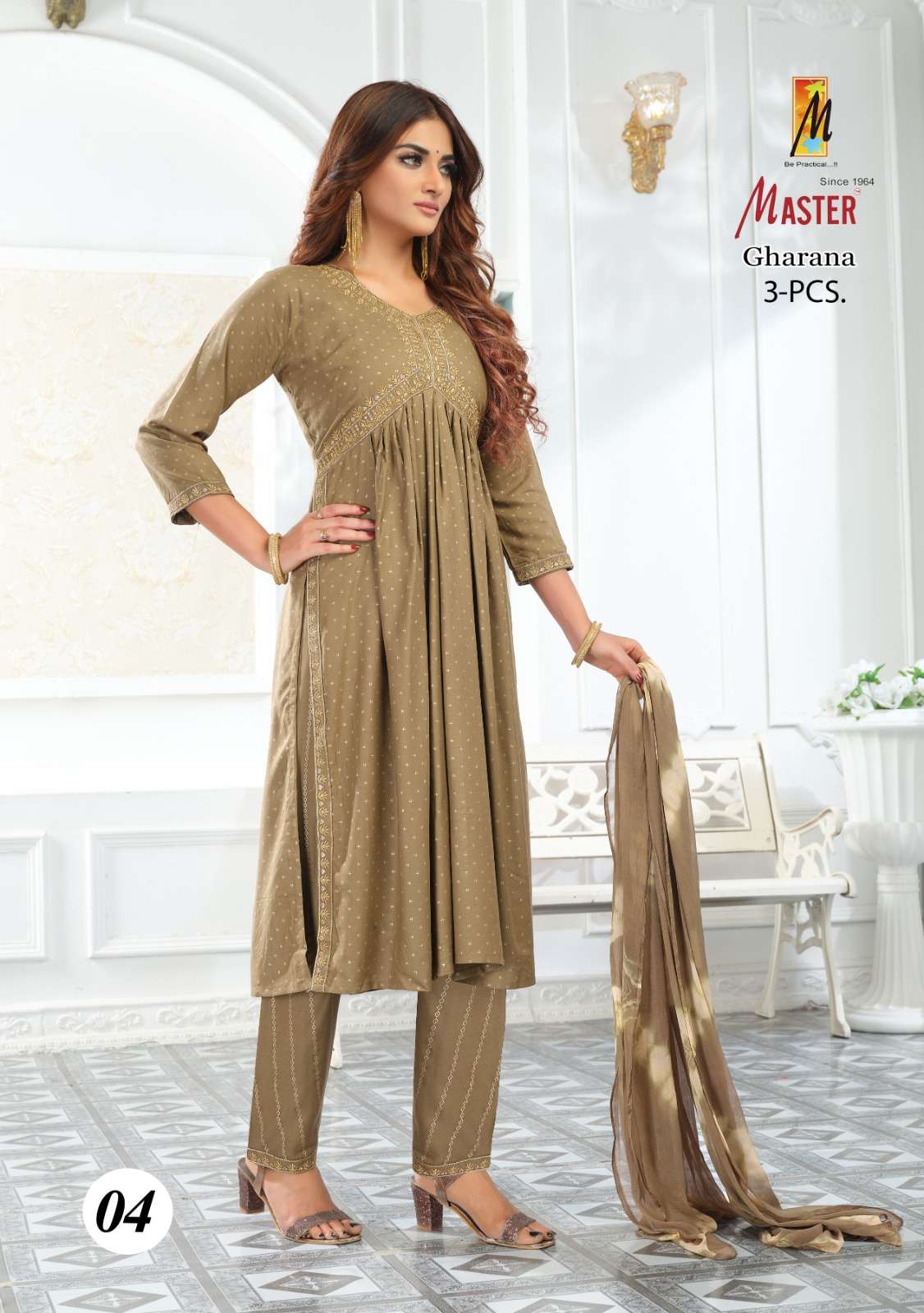 MASTER GHARANA AALIYA Cut Kurtis catalog
