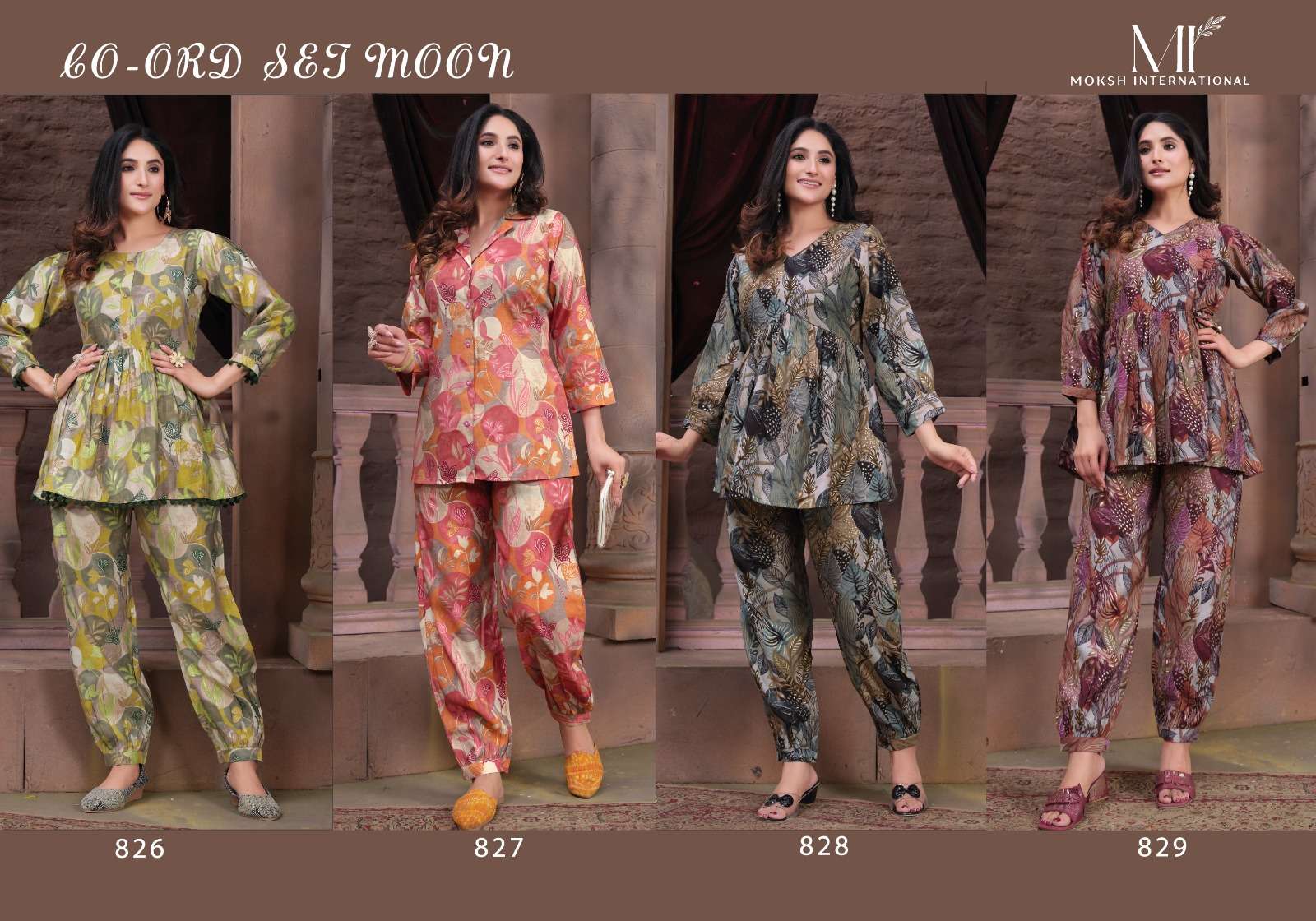 Moksh International Co-ord Moon Western Wear Wholesale catalog