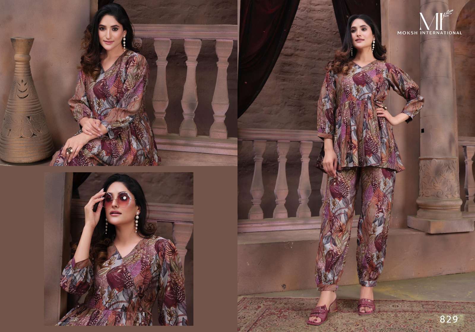 Moksh International Co-ord Moon Western Wear Wholesale catalog
