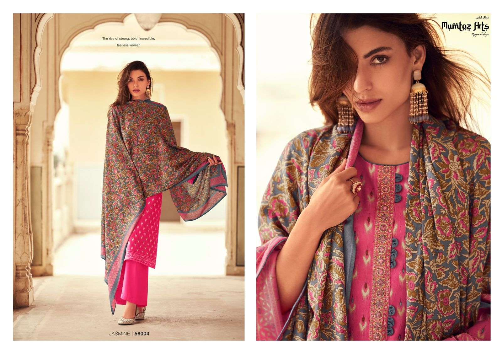 Mumtaz Jasmine Nx Pure Pashmina Dress Material Wholesale catalog
