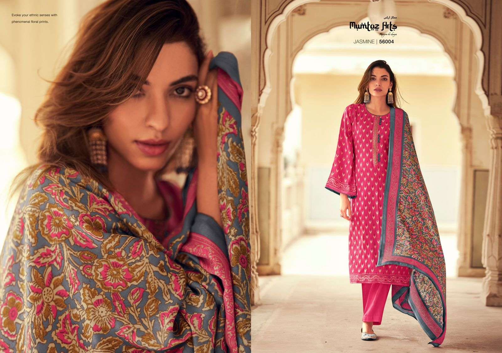 Mumtaz Jasmine Nx Pure Pashmina Dress Material Wholesale catalog