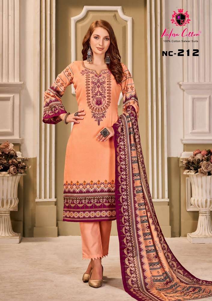 Nafisa Andaaz Karachi Suits Vol-2 -Dress Material -Wholesale Catalog