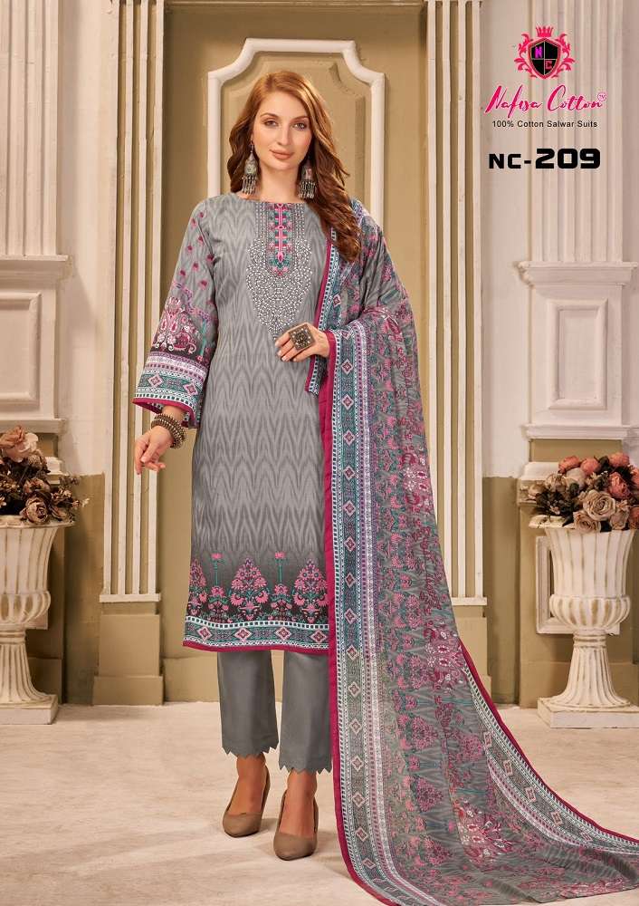 Nafisa Andaaz Karachi Suits Vol-2 -Dress Material -Wholesale Catalog