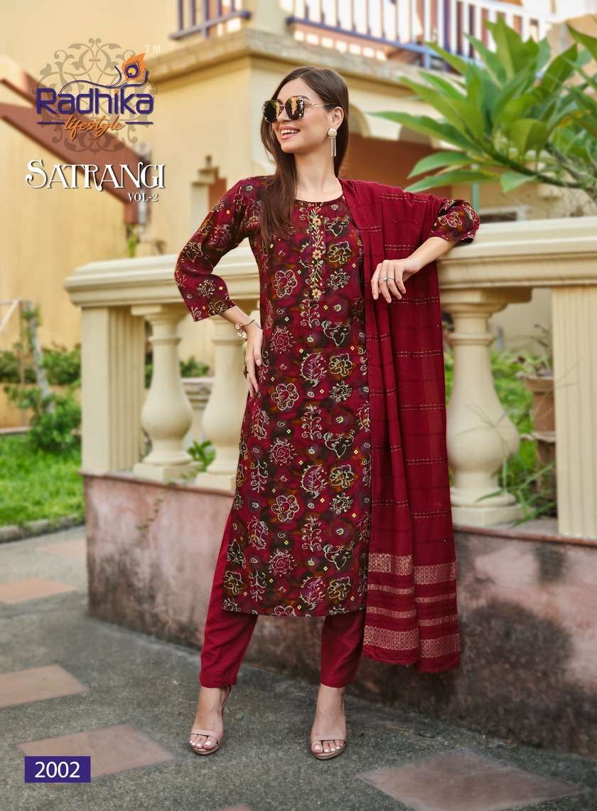 RADHIKA LIFE STYLE SATRANGI vol -2 Kurti Wholesale catalog