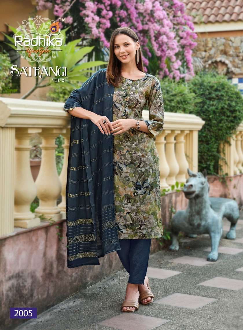 RADHIKA LIFE STYLE SATRANGI vol -2 Kurti Wholesale catalog