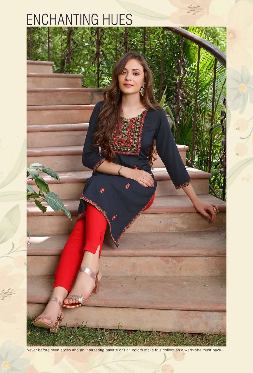 Rangmaya LAVEENA Kurti Wholesale catalog