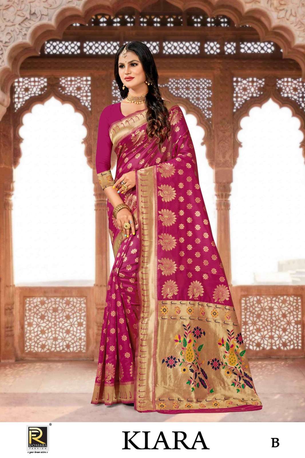 Ronisha Kiara banarasi Silk Saree Collection Wholesale catalog