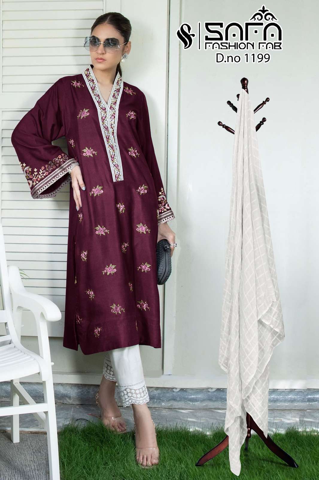 Safa Fashion Fab 1199 Pakistani Suits Wholesale catalog