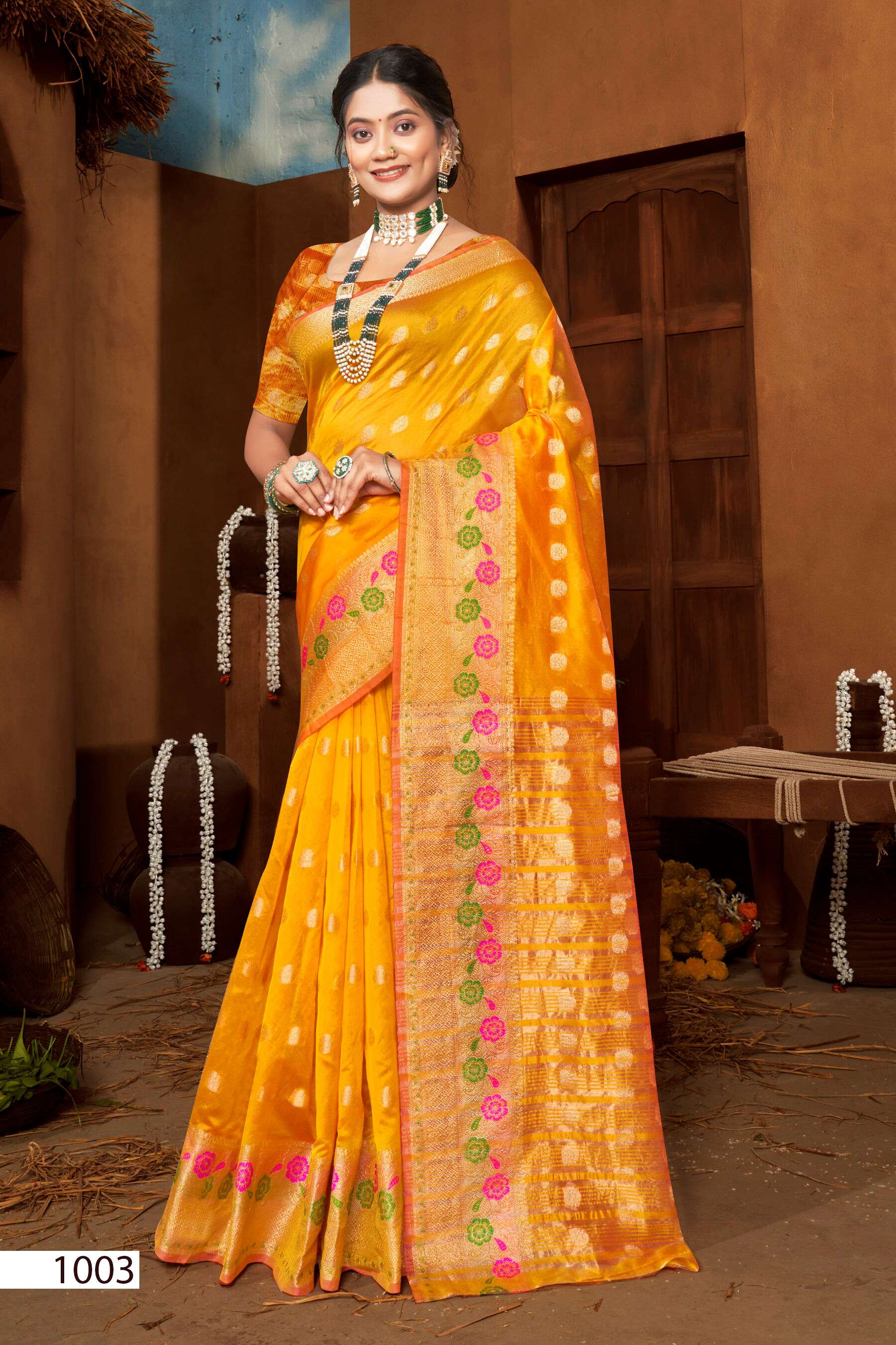 Sakhi Saheli vol.2 Soft organza silk Saree 