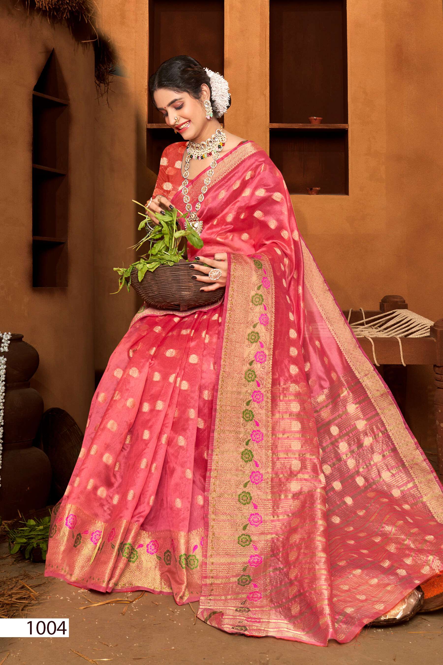 Sakhi Saheli vol.2 Soft organza silk Saree 