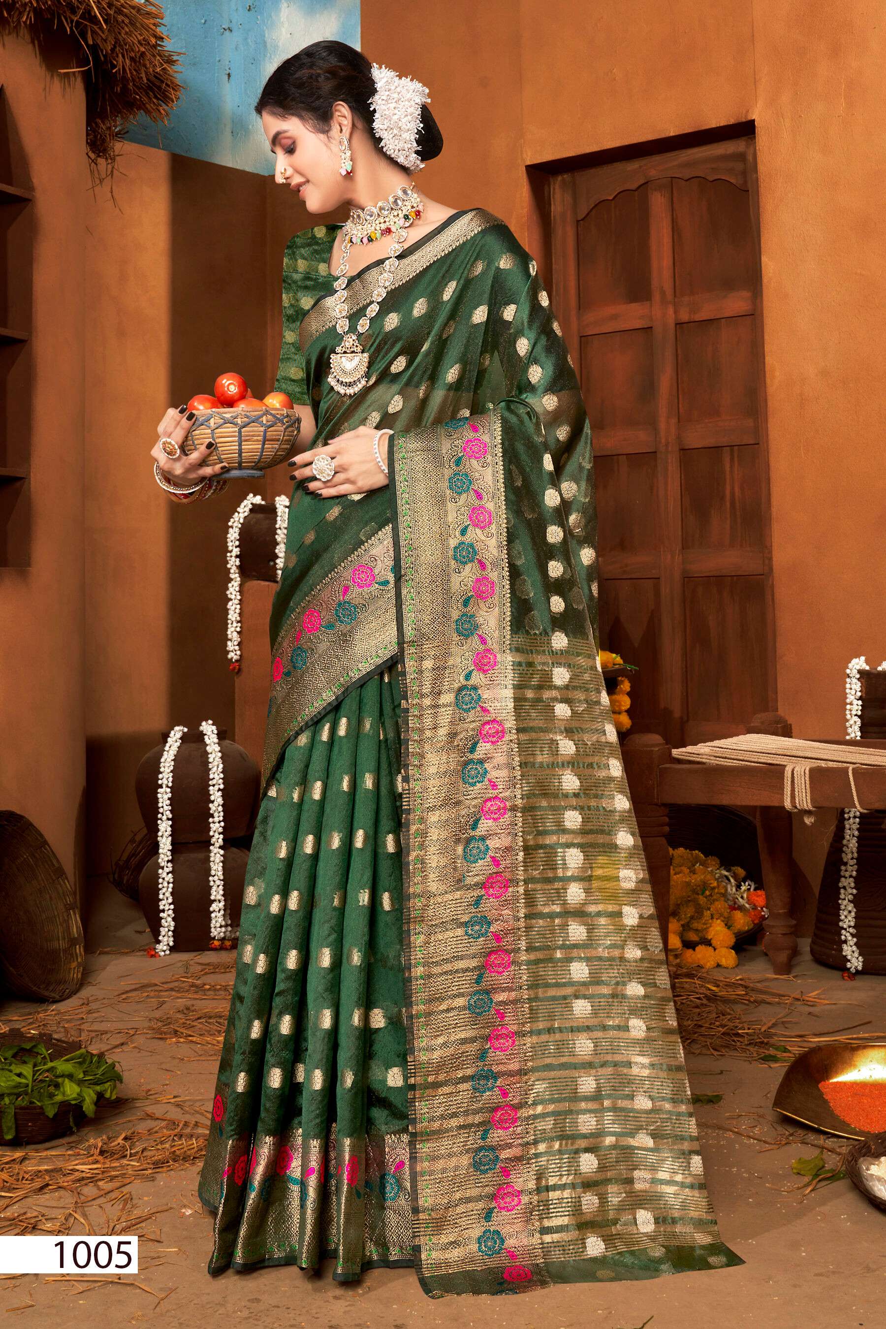 Sakhi Saheli vol.2 Soft organza silk Saree 