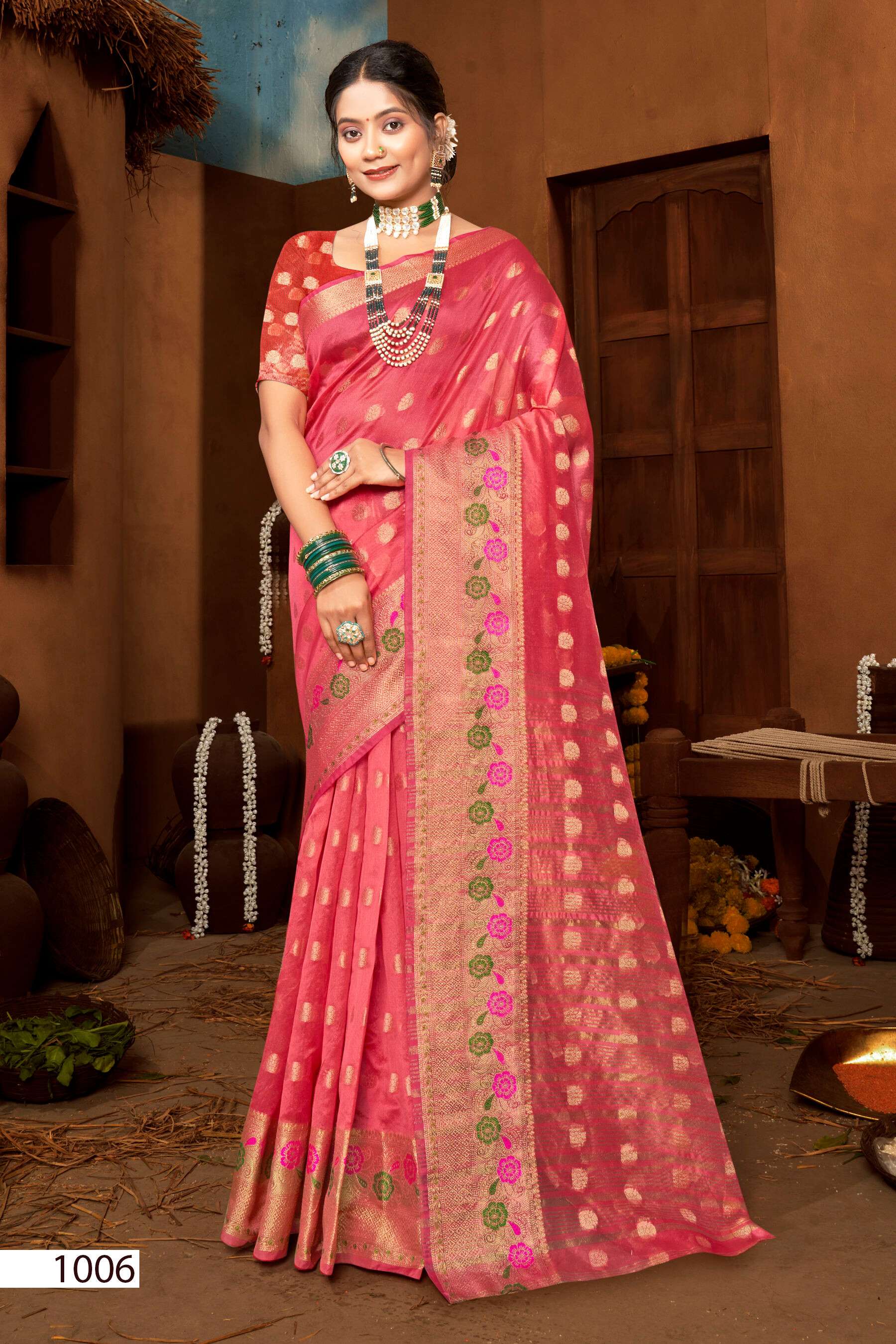 Sakhi Saheli vol.2 Soft organza silk Saree 