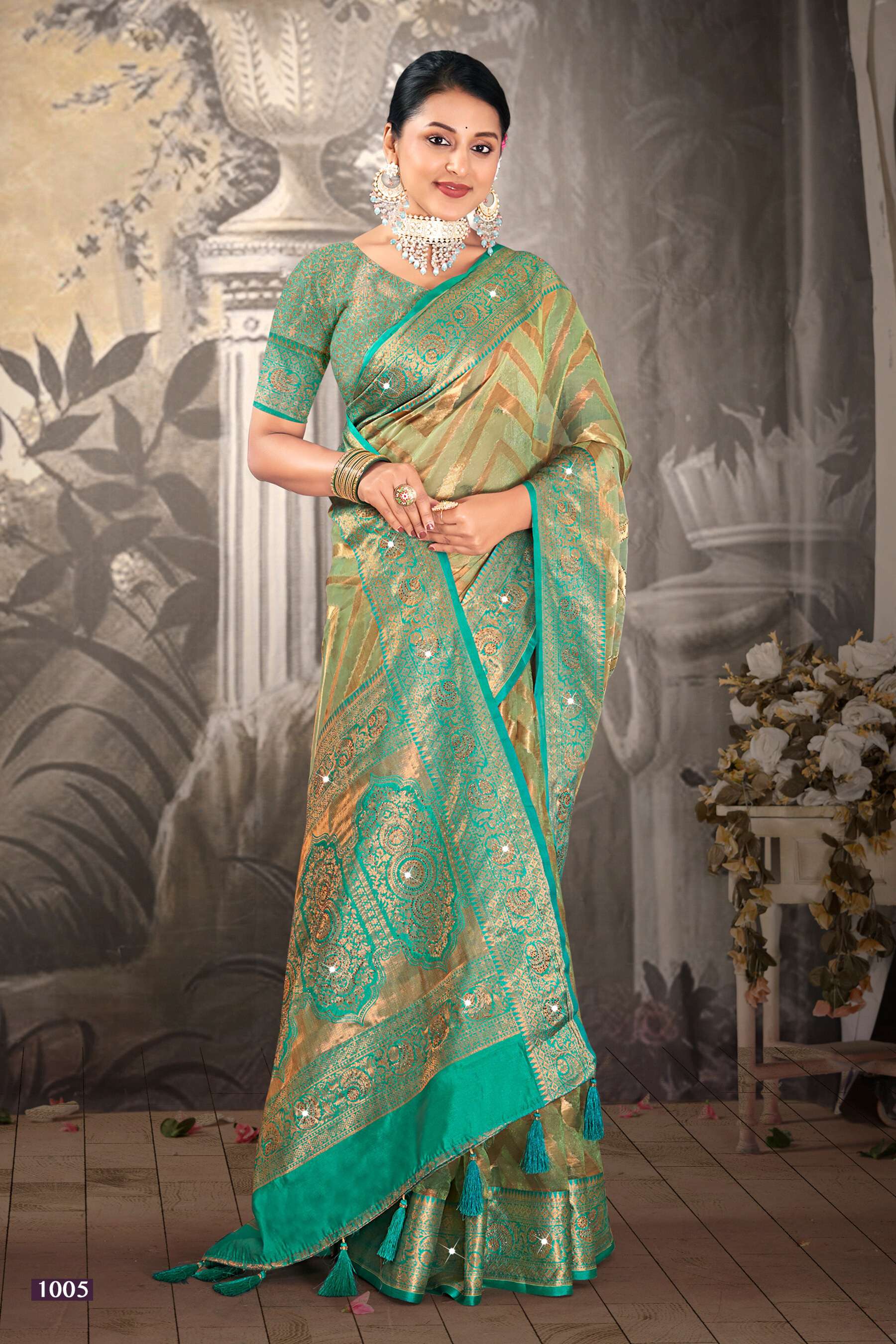 Saroj  Aakruti vol.1 Soft organza silkWholesale catalog    