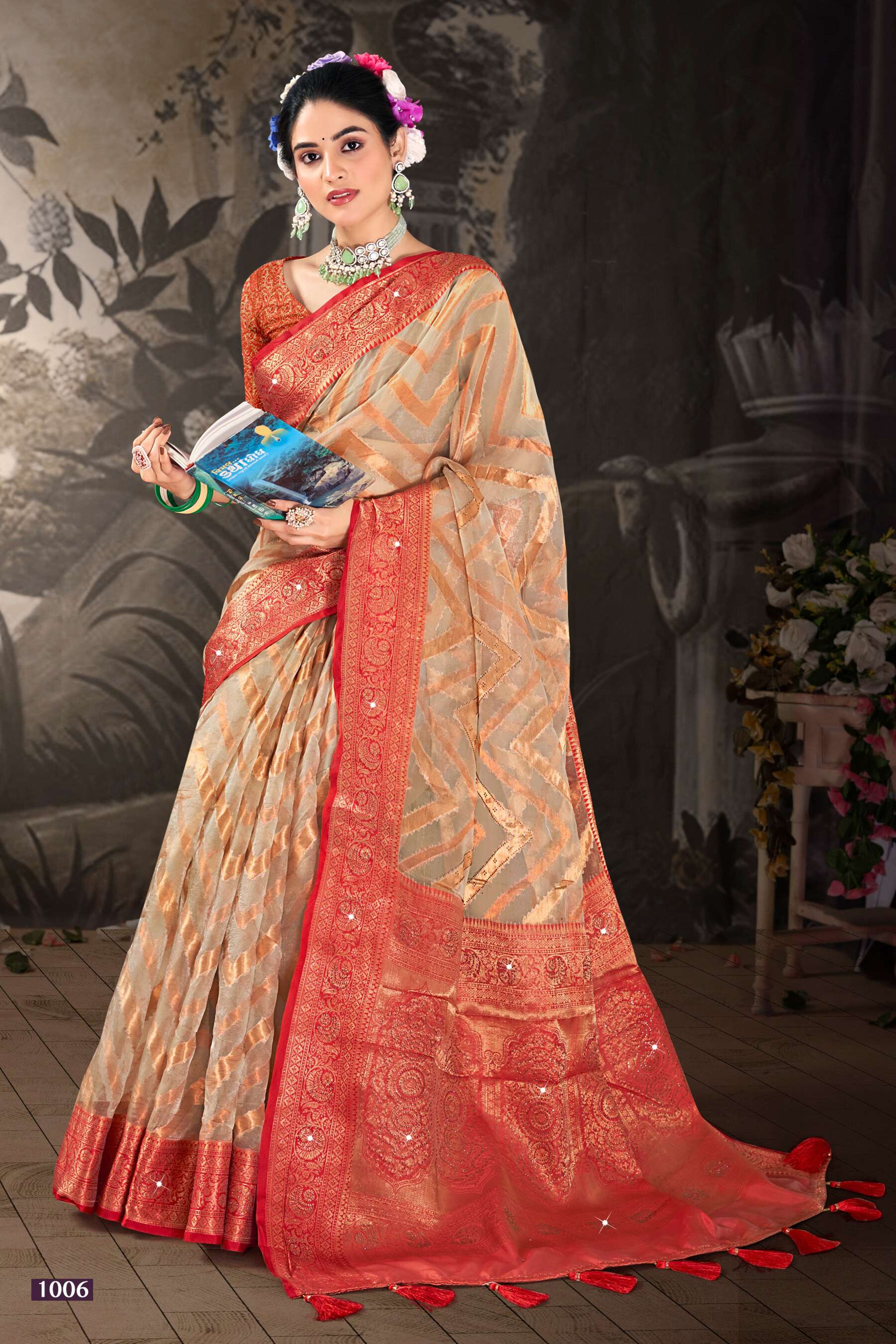 Saroj  Aakruti vol.1 Soft organza silkWholesale catalog    