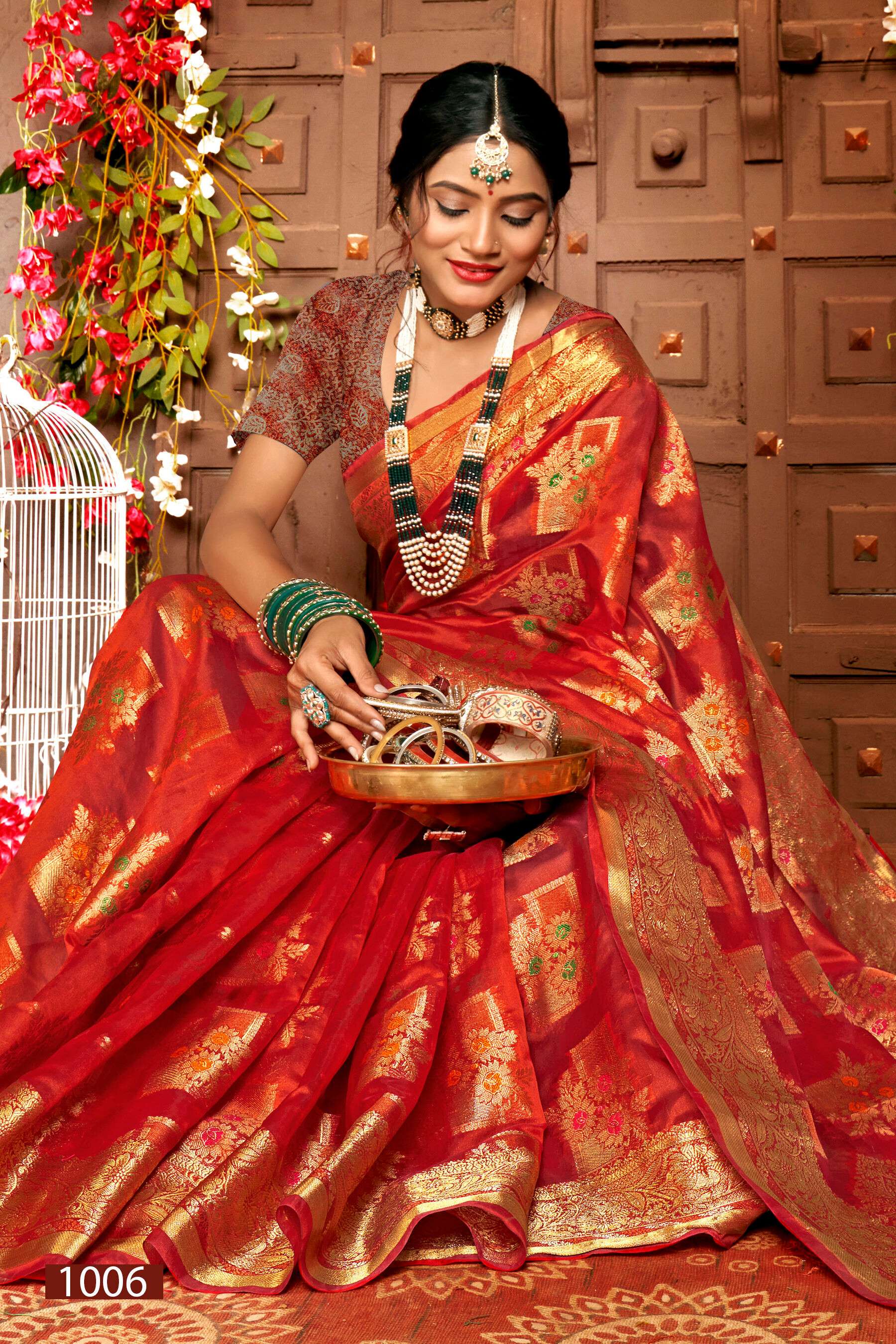 Saroj  Bhagyashree Vol - 2 Soft Organza  Saree Wholesale catalog  
