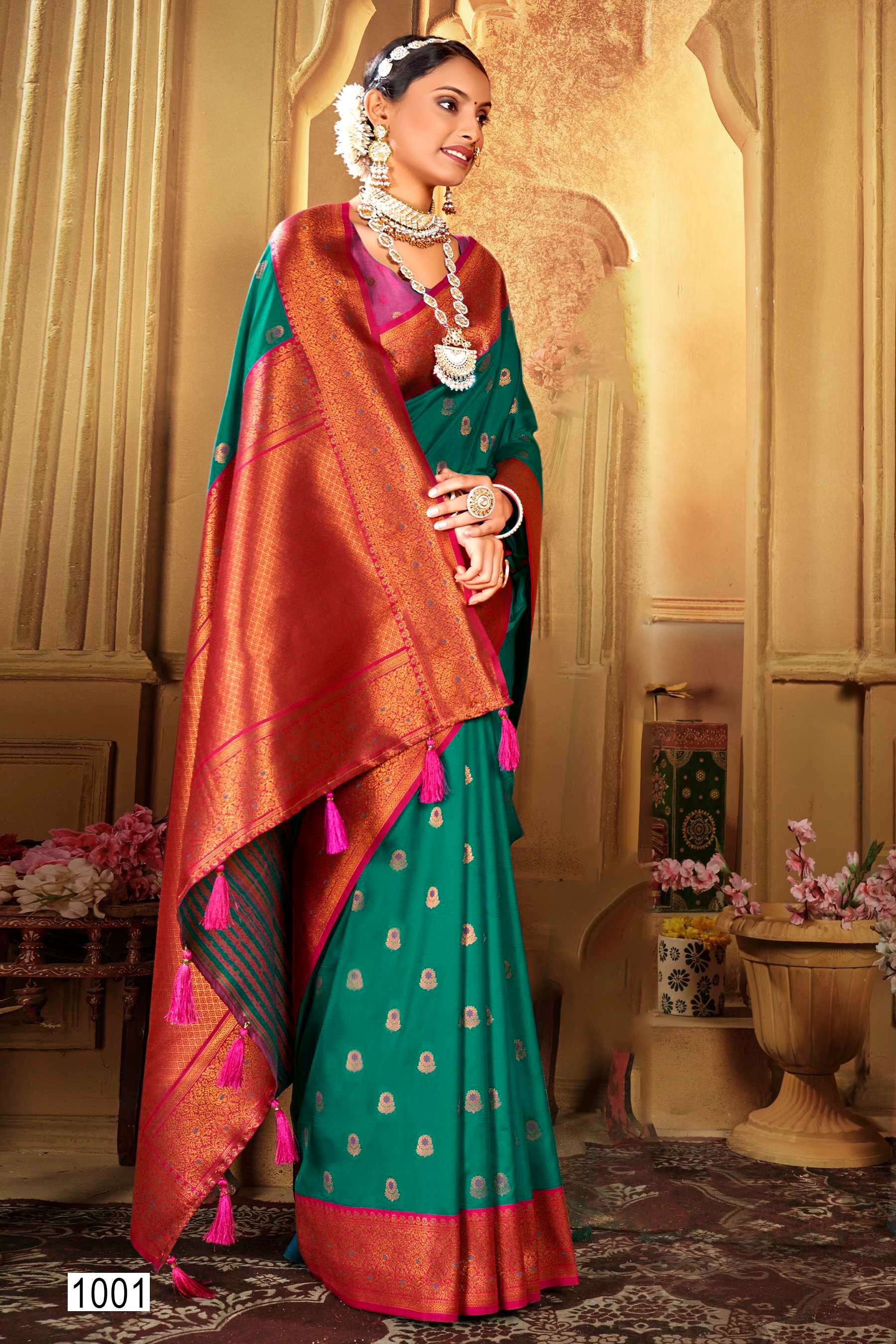 Saroj  Dev Nandini vol.1 50*600 Silk saree wholesale catalog 