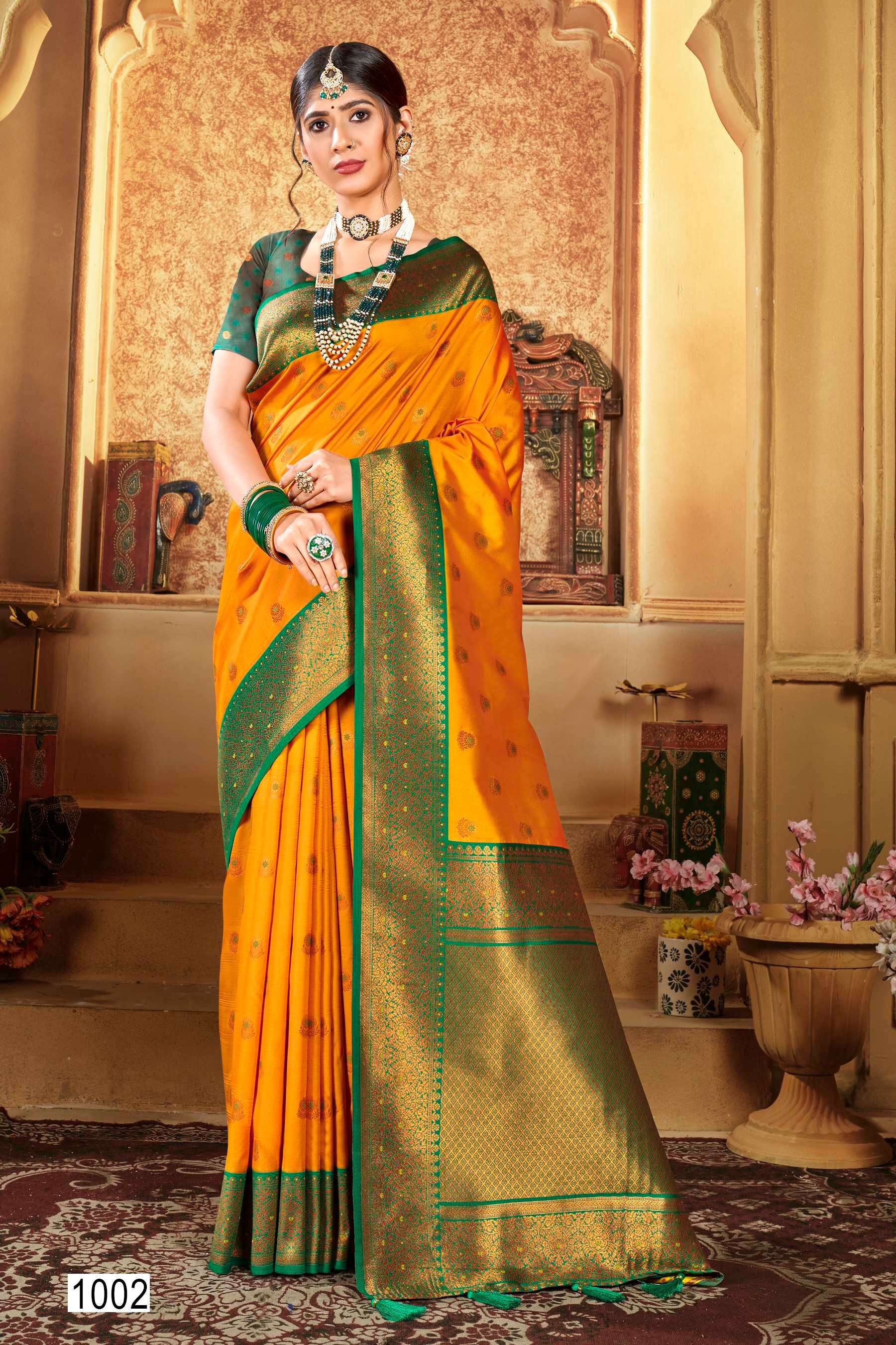 Saroj  Dev Nandini vol.1 50*600 Silk saree wholesale catalog 
