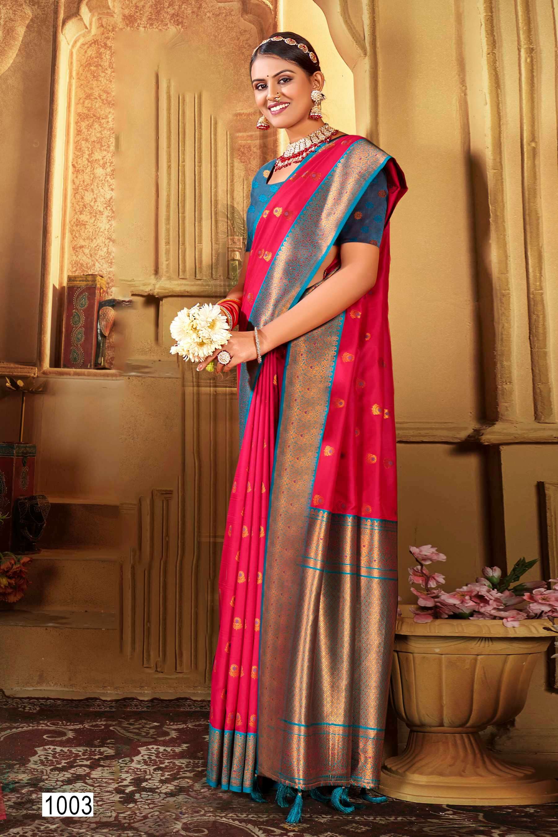 Saroj  Dev Nandini vol.1 50*600 Silk saree wholesale catalog 