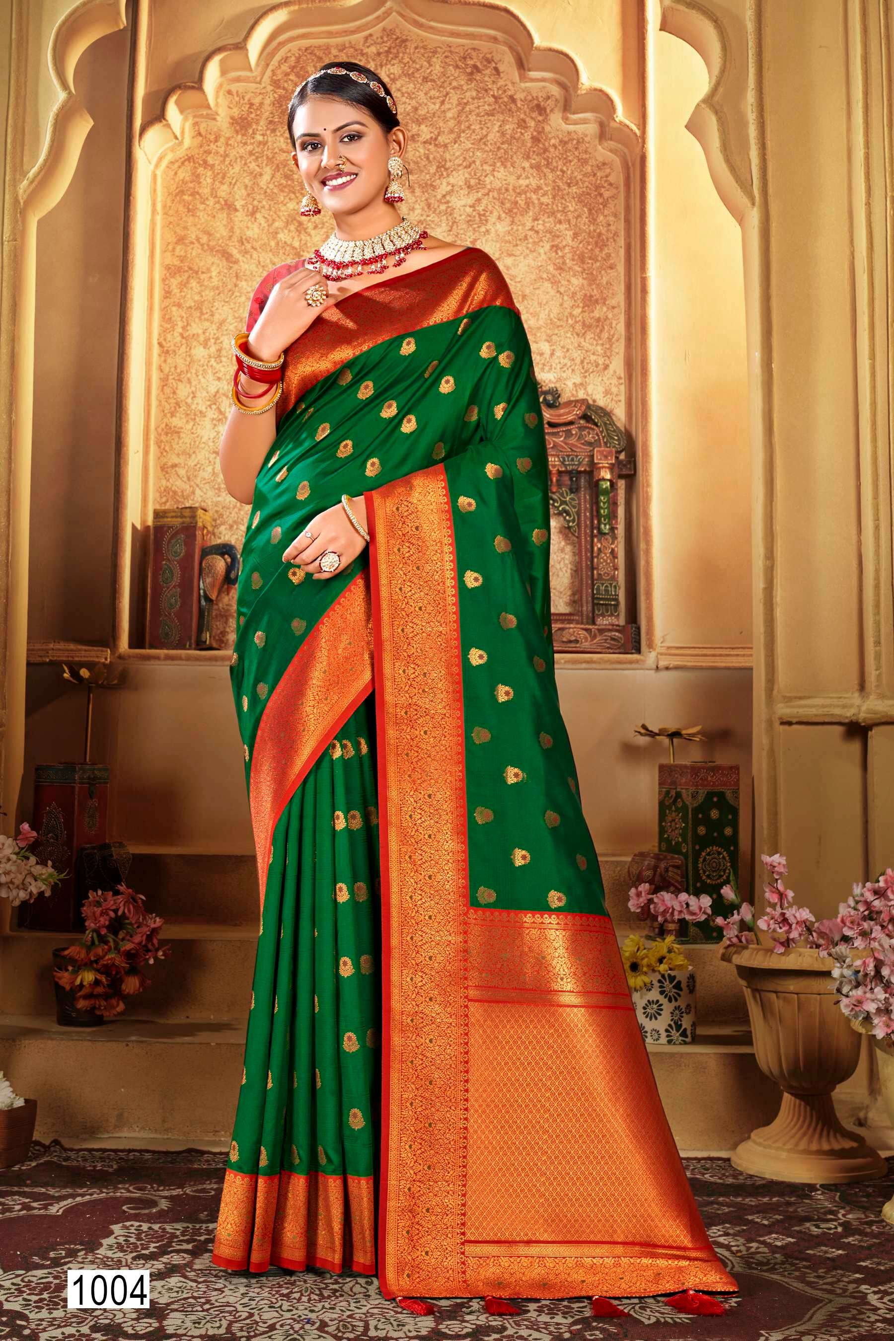 Saroj  Dev Nandini vol.1 50*600 Silk saree wholesale catalog 