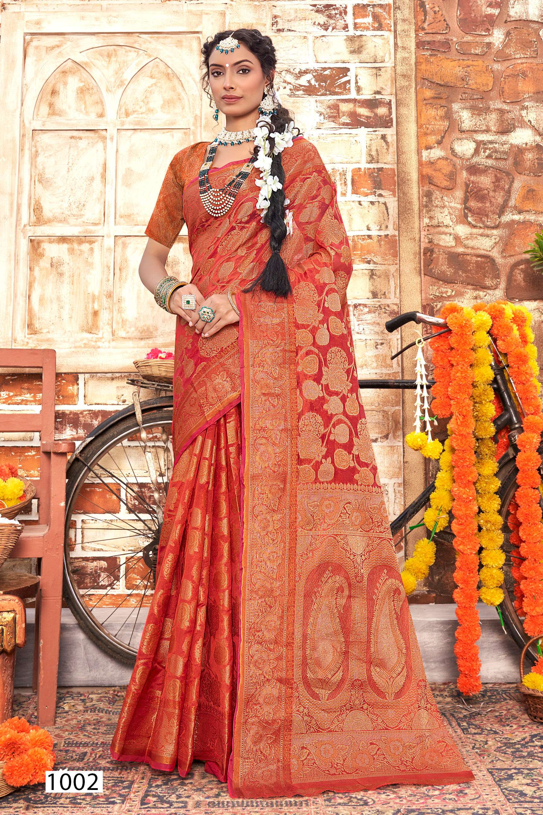 Saroj Jumka  Vol - 1 Soft organza Wholesale catalog  
