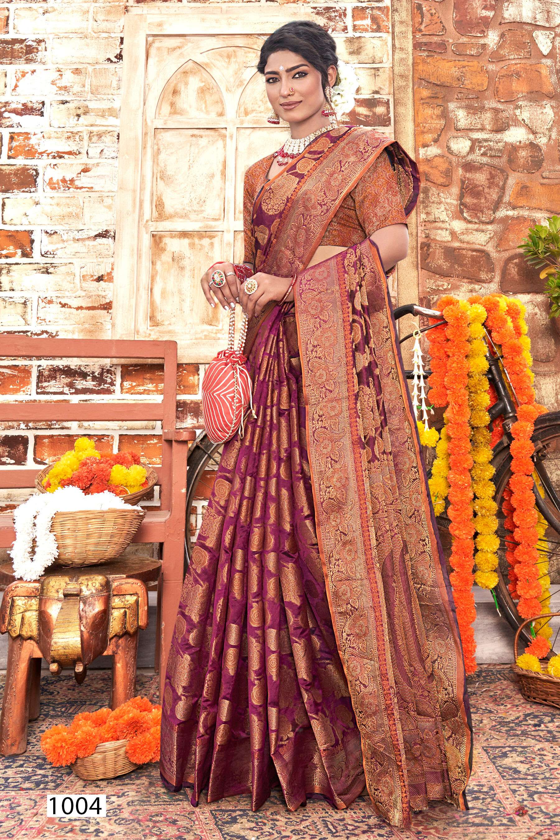 Saroj Jumka  Vol - 1 Soft organza Wholesale catalog  