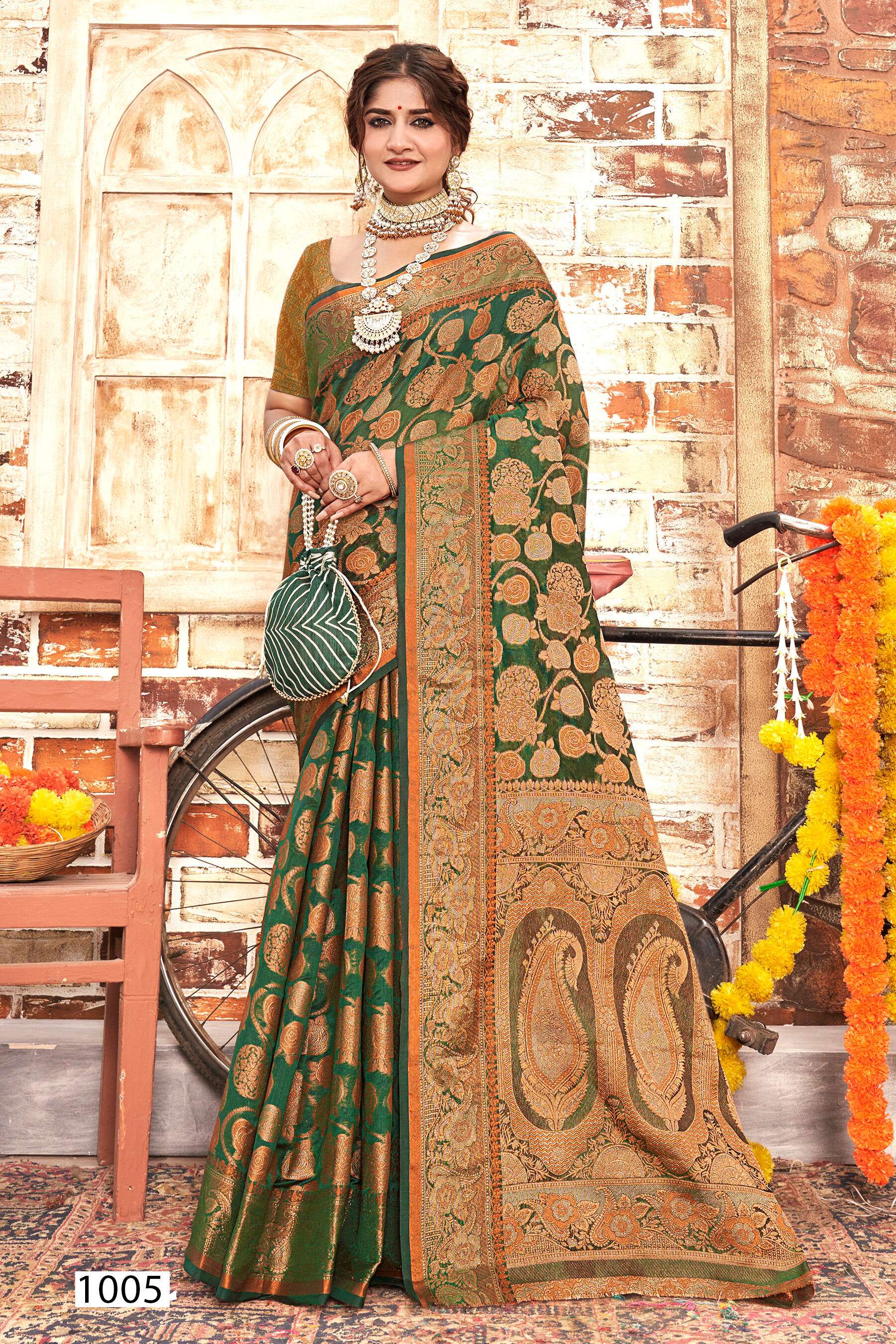 Saroj Jumka  Vol - 1 Soft organza Wholesale catalog  