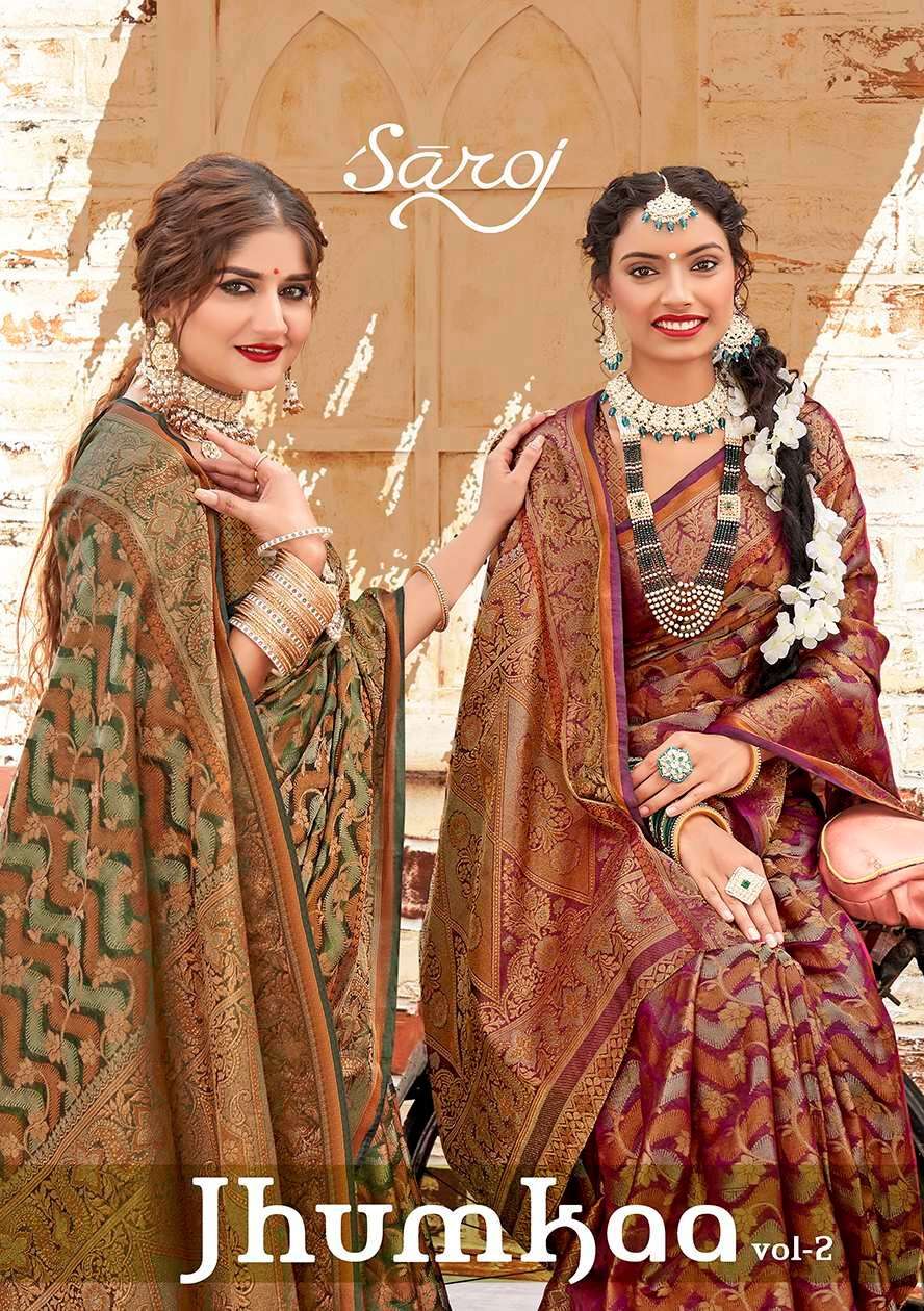 Saroj Jumka  Vol - 2 Soft organza Wholesale catalog  