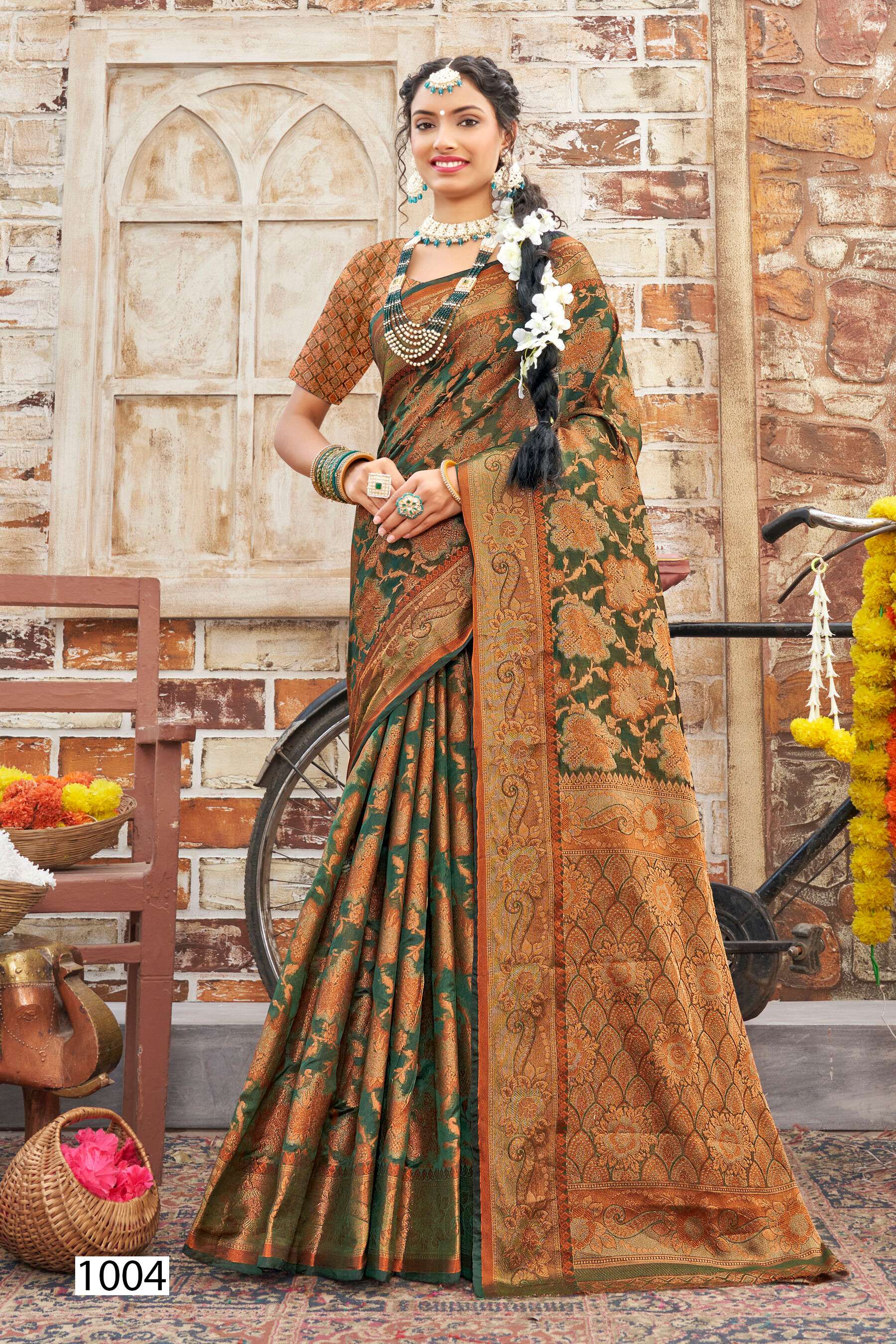 Saroj Jumka  Vol - 3 Soft organza Wholesale catalog  