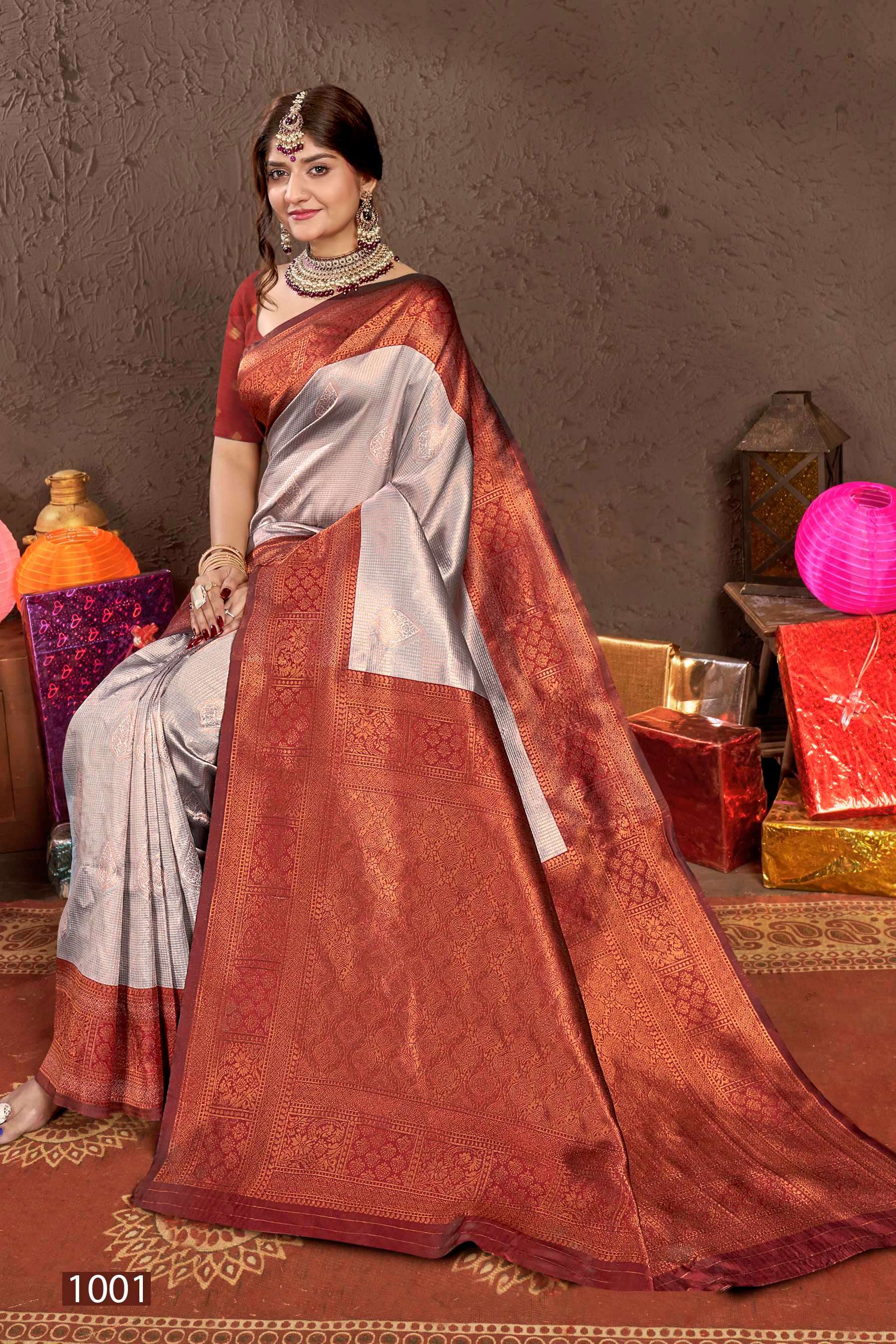 Saroj Mehendi vol.4 Soft Silk saree  Saree Wholesale catalog