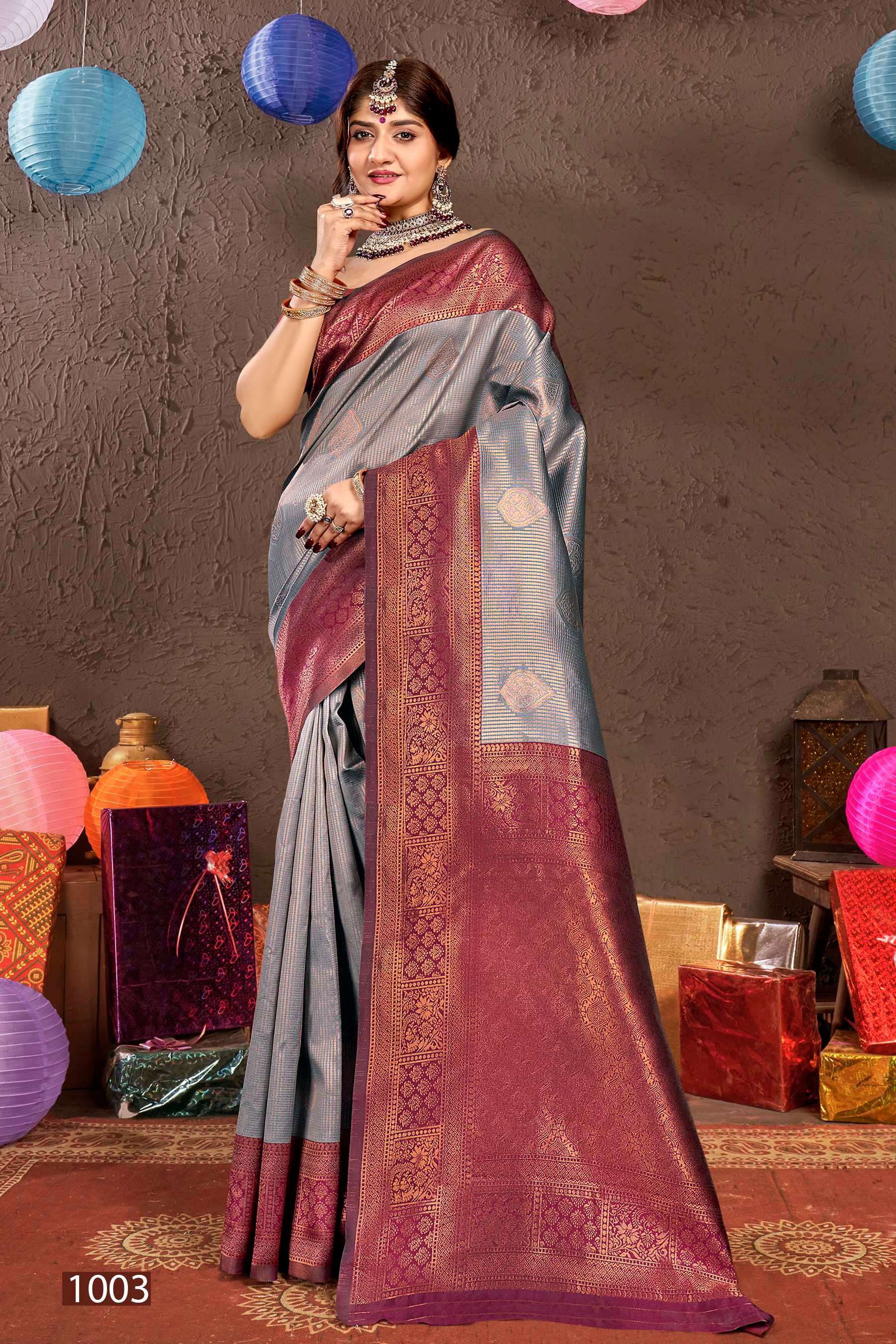 Saroj Mehendi vol.4 Soft Silk saree  Saree Wholesale catalog
