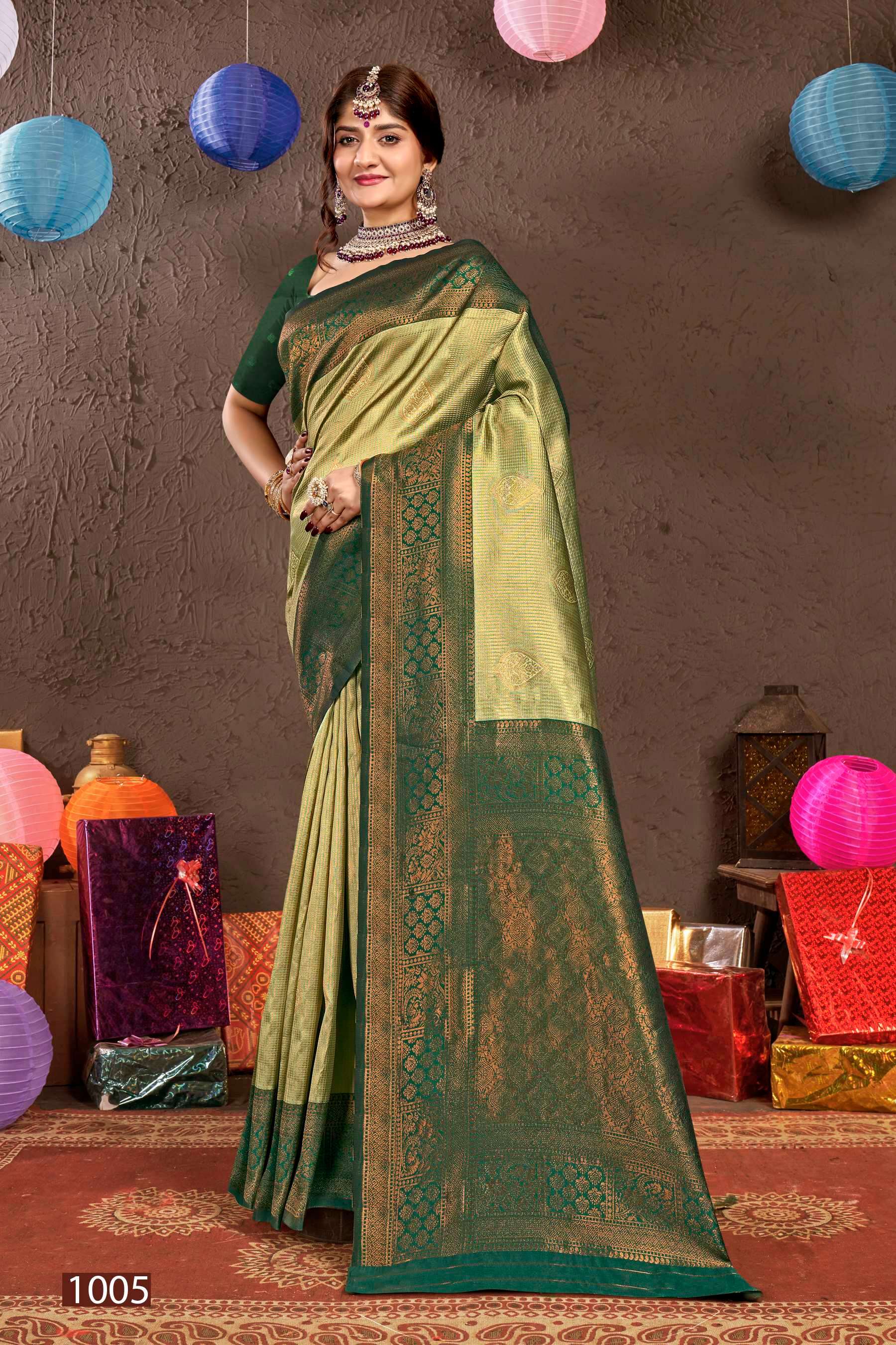 Saroj Mehendi vol.4 Soft Silk saree  Saree Wholesale catalog