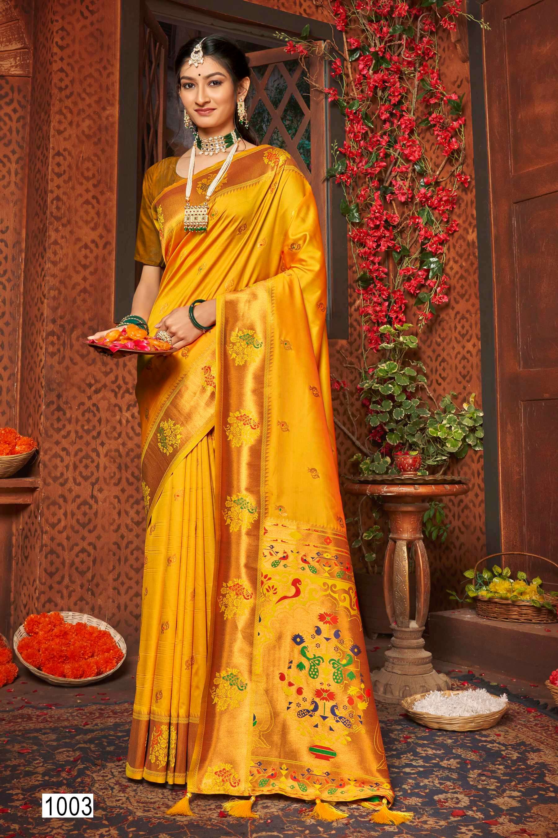 Saroj Paarvati vol.2 50*600 silk saree Saree Wholesale catalog    