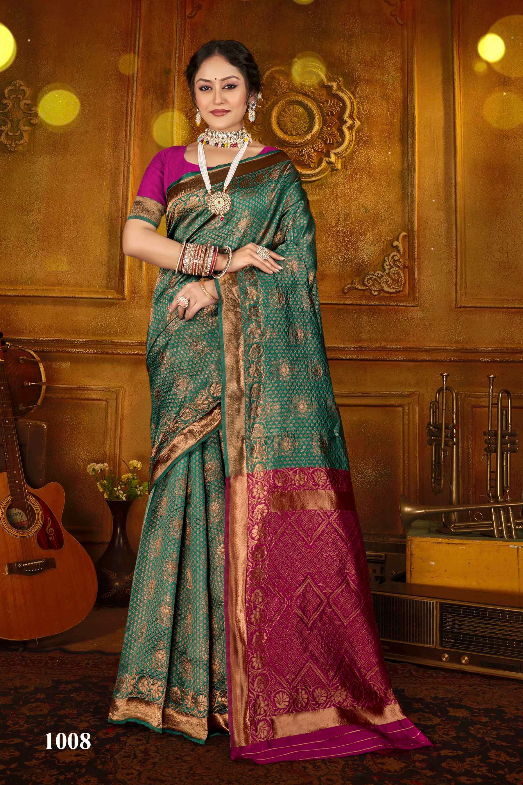 Saroj Sanjivini Vol - 4 Soft Silk Saree Wholesale catalog  