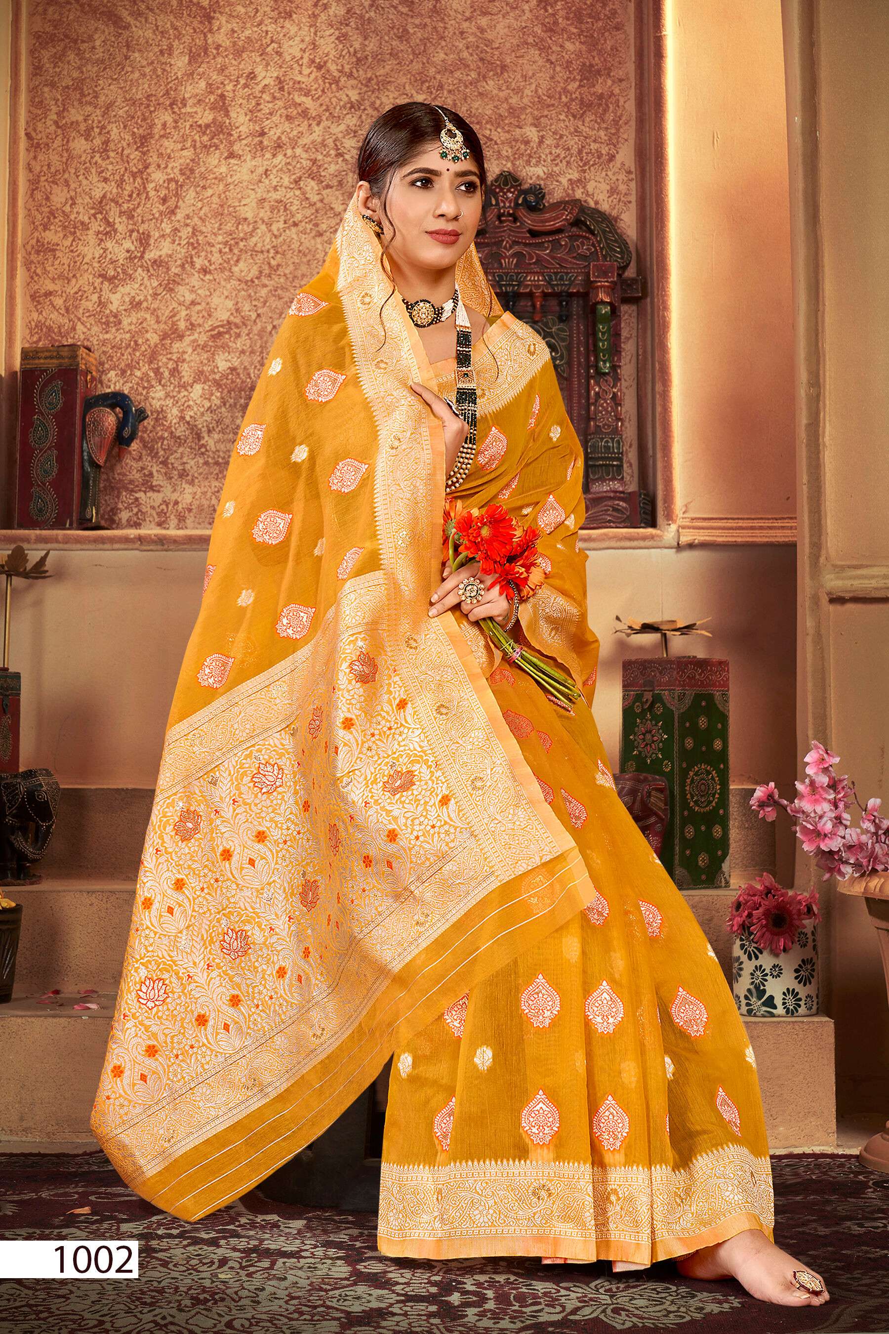 Saroj Vaanyaa vol.2  Soft cotton Saree Wholesale catalog