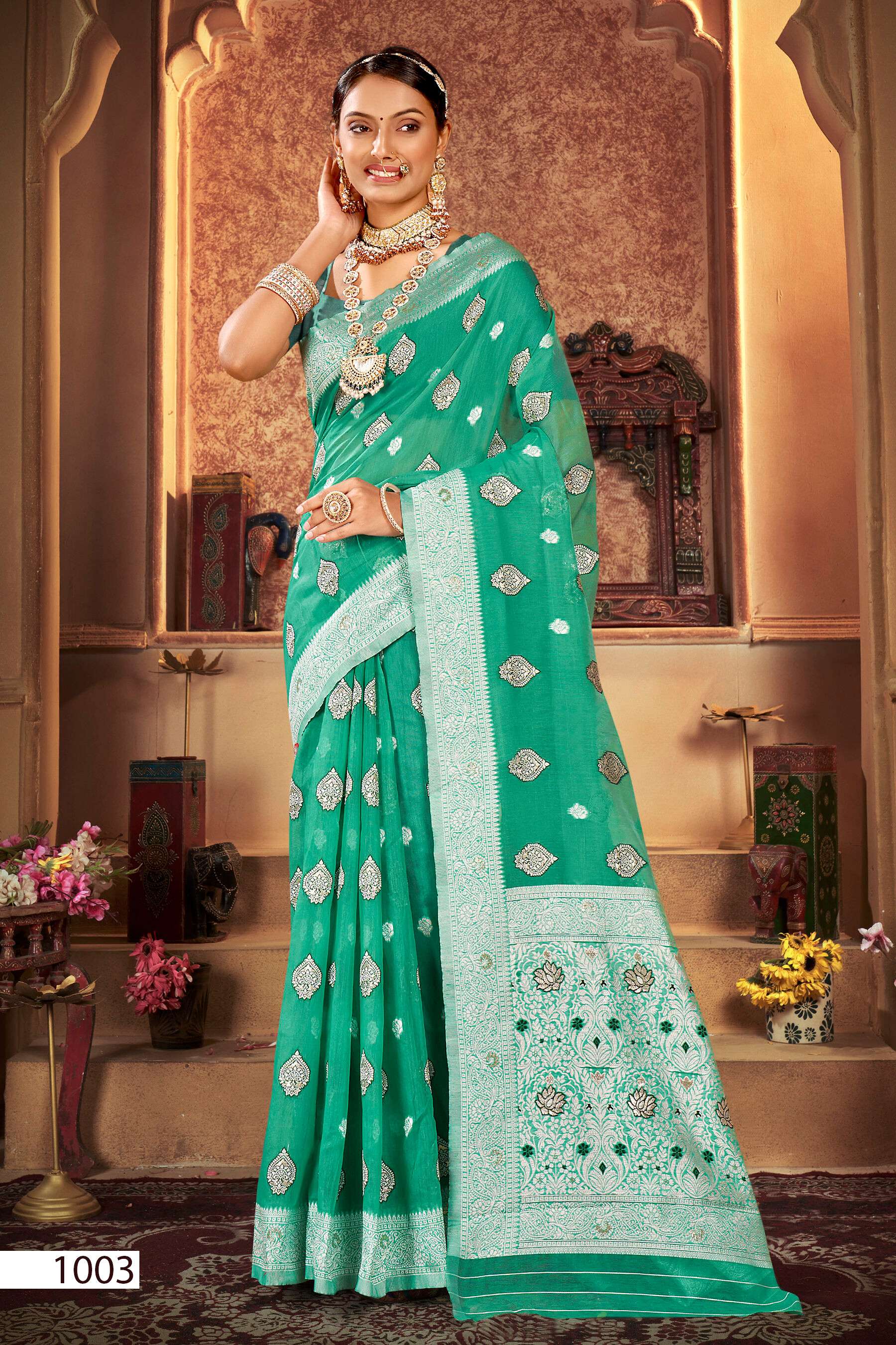 Saroj Vaanyaa vol.2  Soft cotton Saree Wholesale catalog
