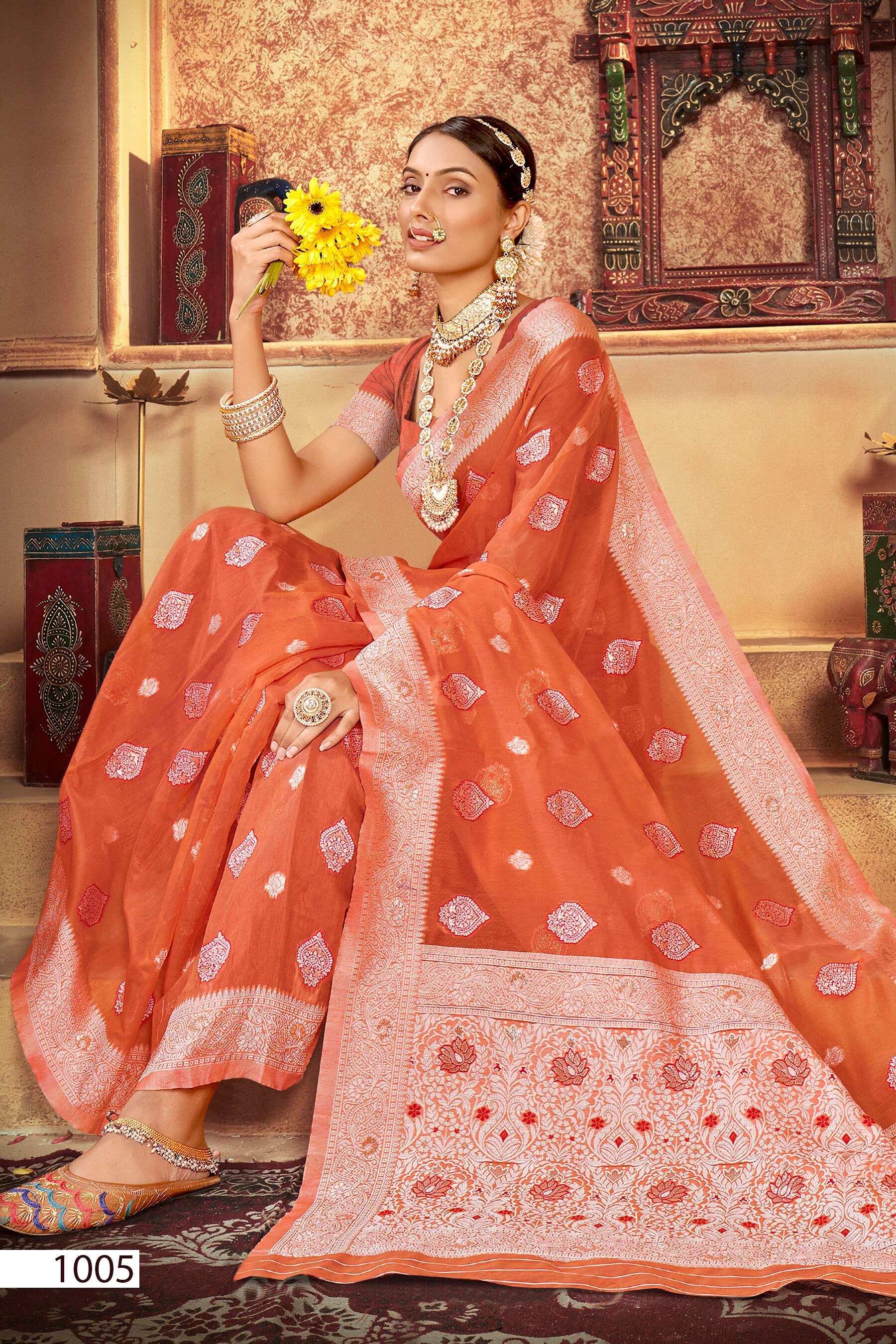Saroj Vaanyaa vol.2  Soft cotton Saree Wholesale catalog